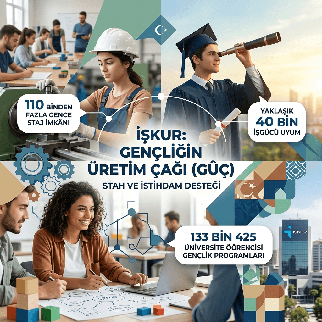 İŞKUR'dan Gençlere İstihdam Desteği: 110 Bin 558 Gence Staj İmkânı Sağlandı