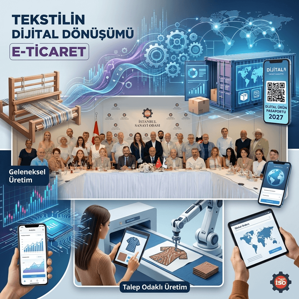 Tekstilde Dijital Dönüşüm Hızlanıyor: E-Ticaret, E-İhracat ve Yeni Rekabet Dönemi Odakule’de Masaya Yatırıldı