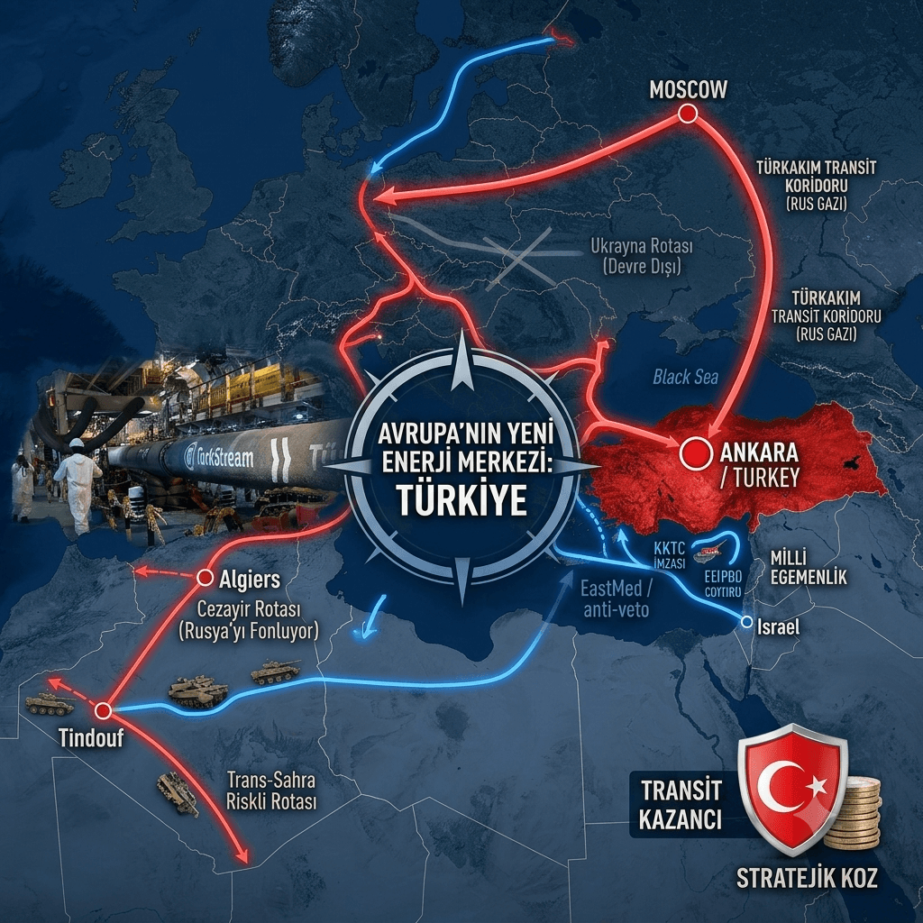Avrupa Enerji Krizinde Rotasını Türkiye’ye Çevirdi! TürkAkım Kıtanın En Kritik Doğal Gaz Hattı Oldu
