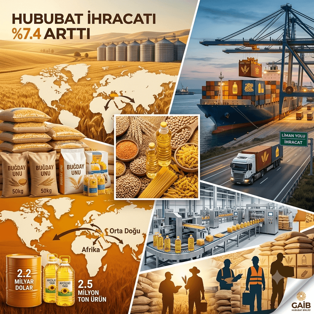 Güneydoğu’dan 7 Ayda 2,2 Milyar Dolarlık Hububat İhracatı: Afrika’ya Satış Yüzde 22,4 Arttı