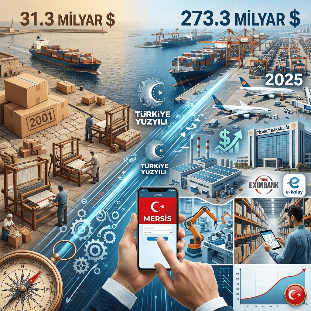 Türkiye'nin Ticaretinde 25 Yıllık Dönüşüm: Mal ve Hizmet İhracatı 396 Milyar Dolara Ulaştı