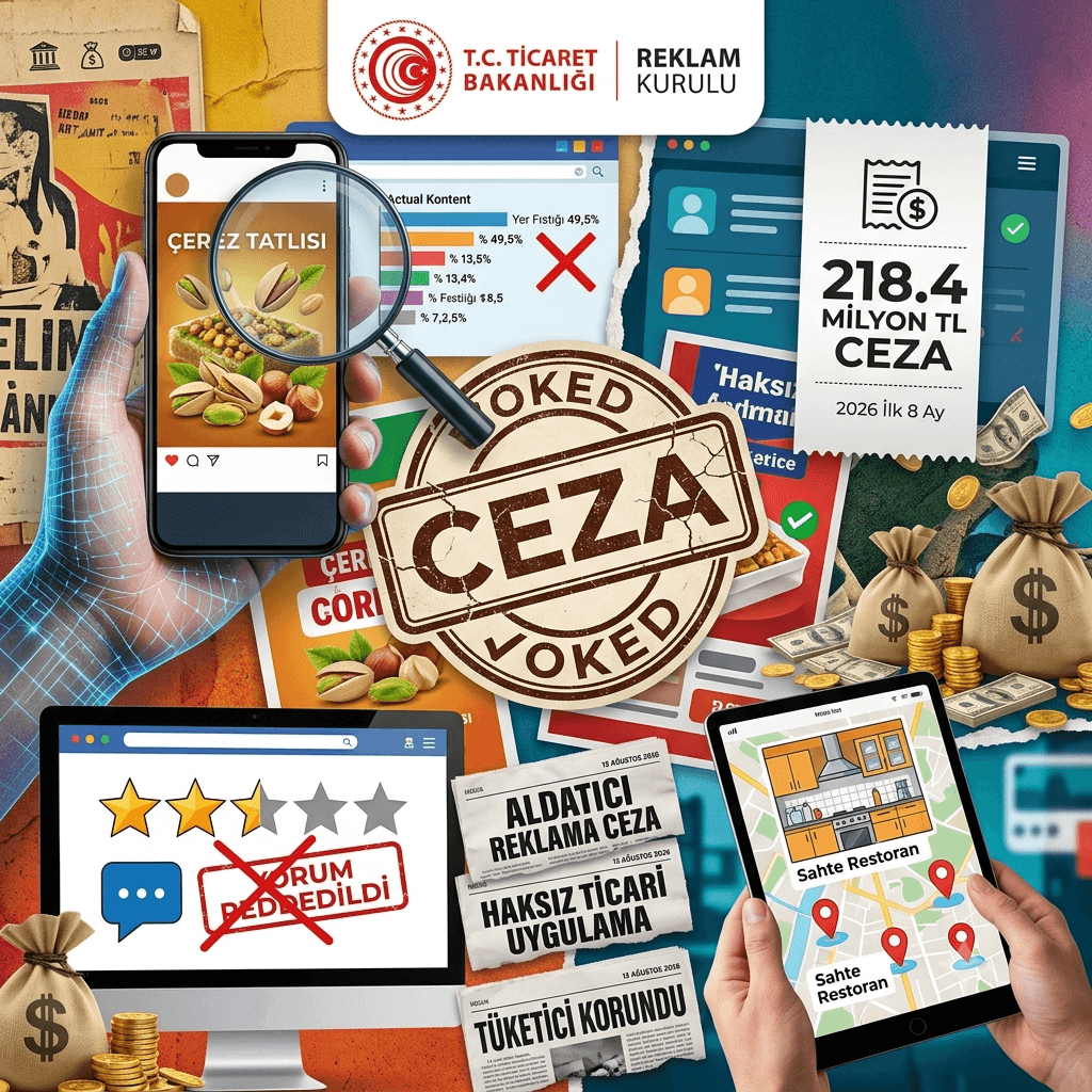 Ticaret Bakanlığı’ndan Aldatıcı Reklamlara 218 Milyon TL Ceza! Reklam Kurulu 87 Dosyayı Cezalandırdı