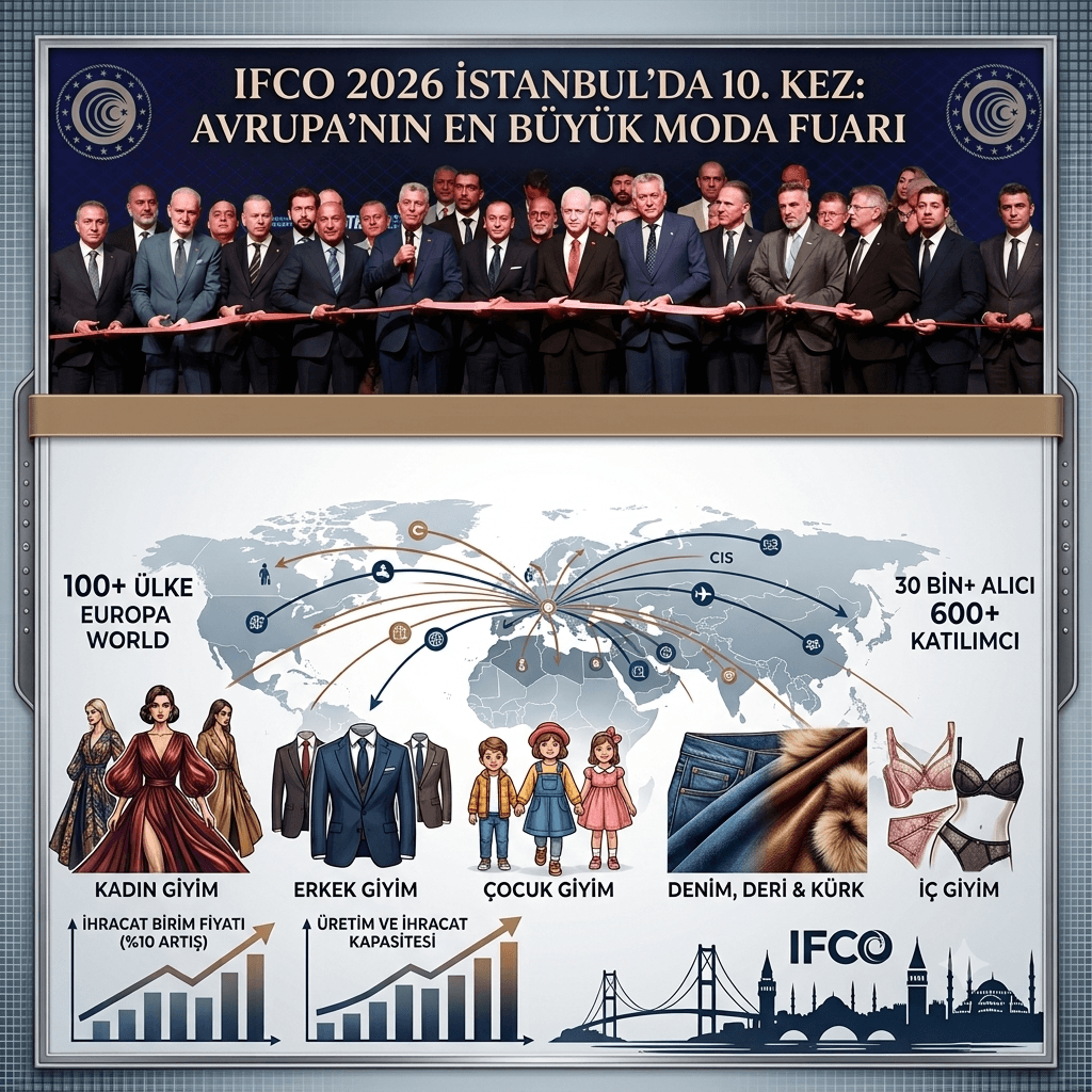 IFCO 10. Kez Kapılarını Açtı: İstanbul Avrupa’nın En Büyük Moda Fuarına Ev Sahipliği Yapıyor