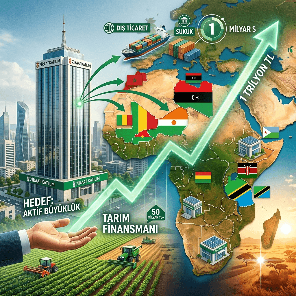 Ziraat Katılım'dan 2026'da Büyük Hamle: 1 Trilyon TL Aktif Hedefi ve Afrika'da 8 Ülkeye Yeni Açılım