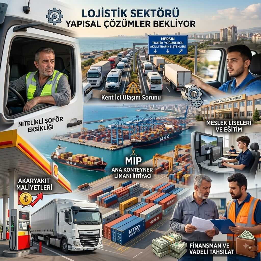 Lojistik Sektöründe Şoför Açığı, Akaryakıt Maliyetleri ve Ulaşım Sorunu Büyüyor
