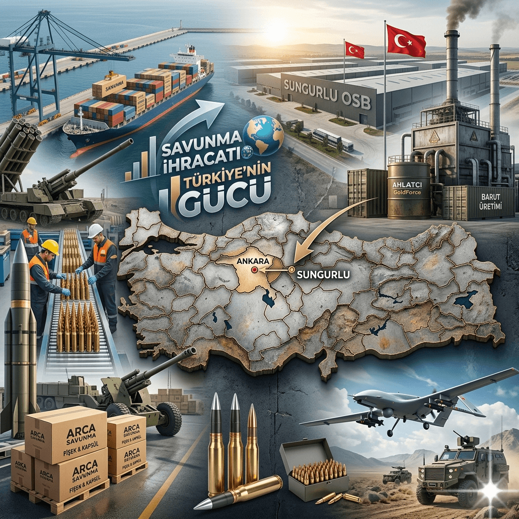 Sungurlu Savunma Sanayi Atılımı: Türkiye’nin İhracat Gücünde Yeni Merkez