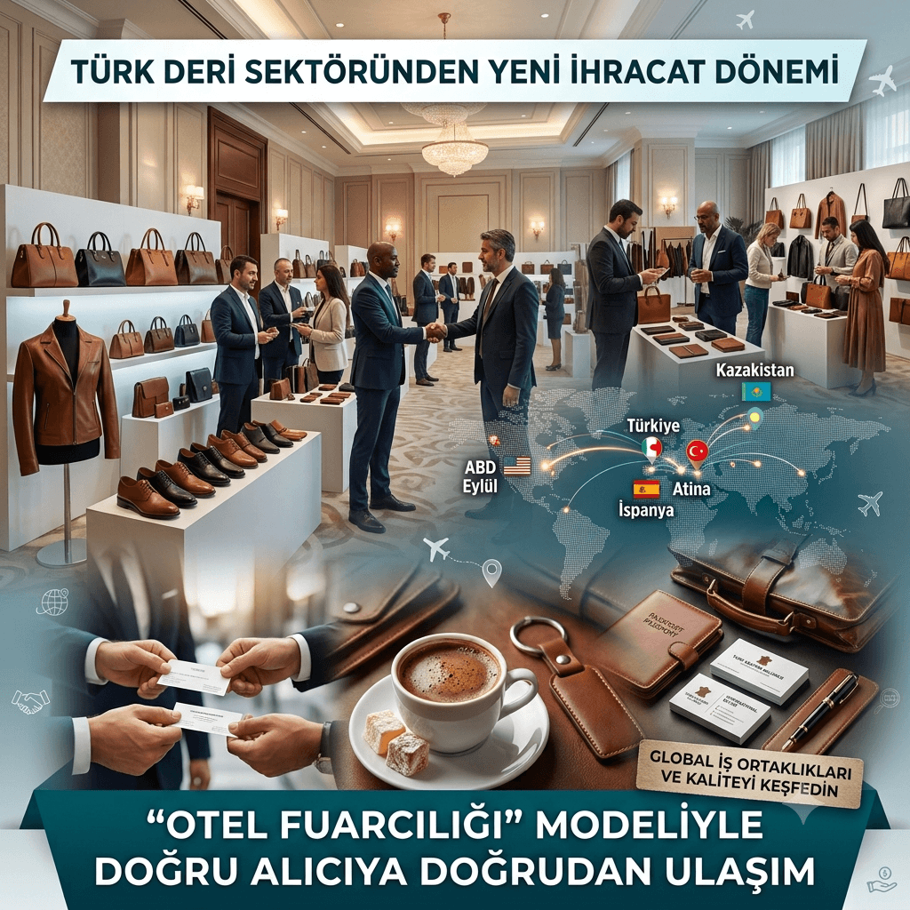 Türk Deri Sektöründen İhracatta Yeni Dönem: “Otel Fuarcılığı” Modeliyle Doğru Alıcıya Doğrudan Ulaşım