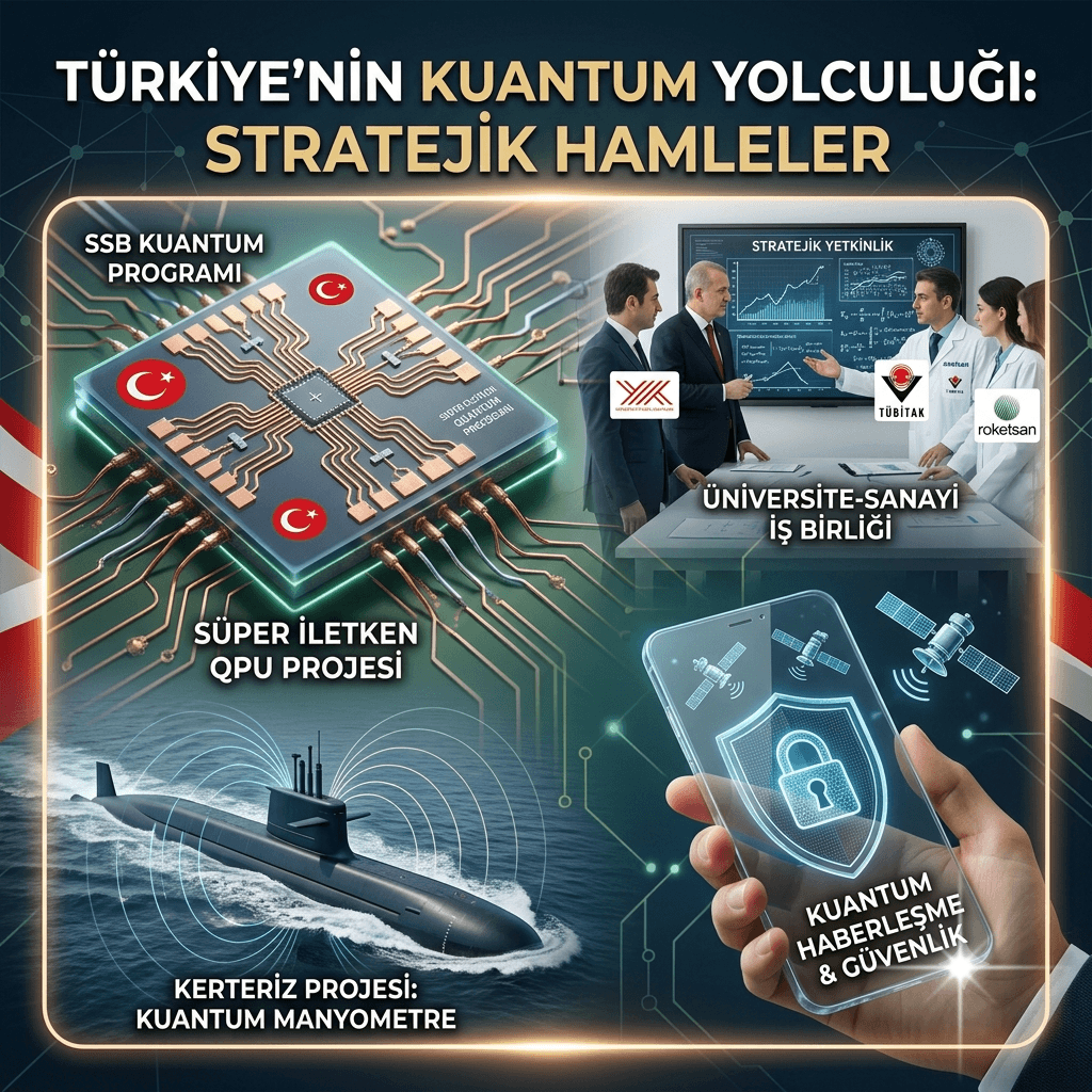 Türkiye Kuantum Teknolojilerinde Tarihi Adım Attı: Yerli Kuantum İşlemci ve KERTERİZ Projesi Hayata Geçiyor