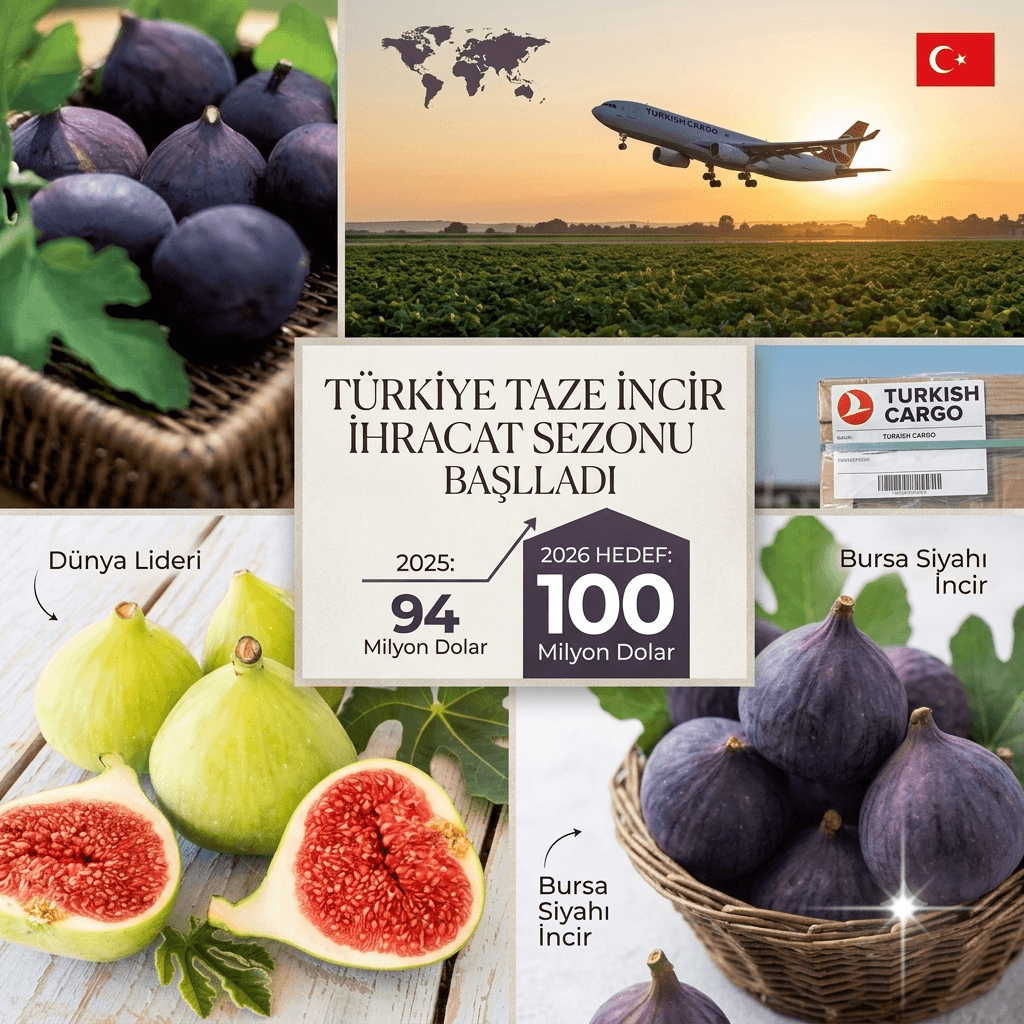 Türkiye Dünya Lideri Olduğu Taze İncirde Hedef Büyüttü: 2026 İhracat Hedefi 100 Milyon Dolar