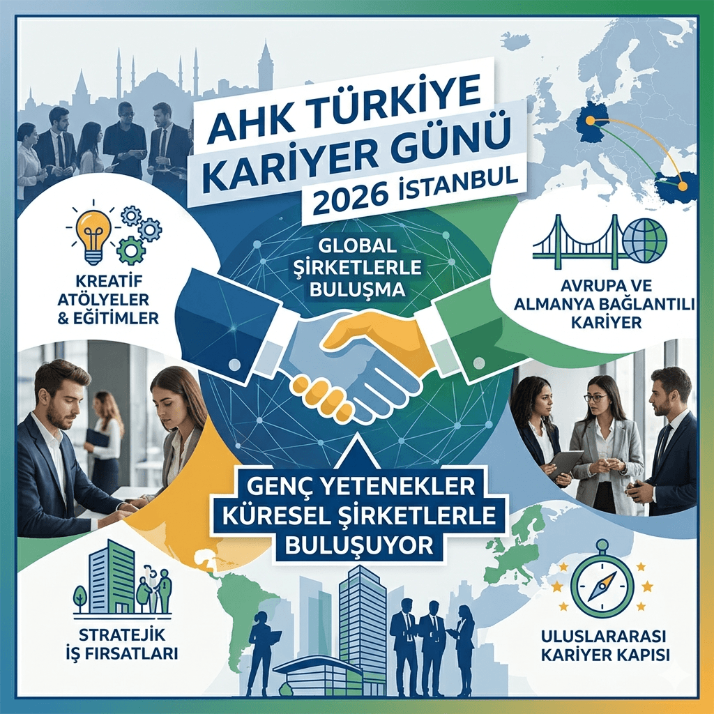 AHK Kariyer Günü 2026 İstanbul’da: Global Şirketler Genç Yeteneklerle Buluşuyor