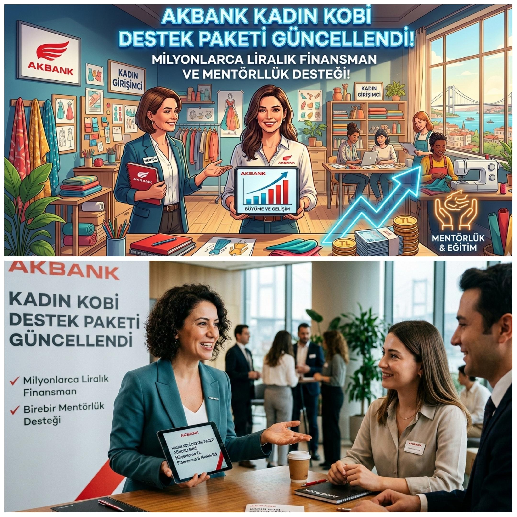 Akbank’tan Kadın Girişimcilere Yeni Finansman Hamlesi: KOBİ Destek Paketi Güncellendi