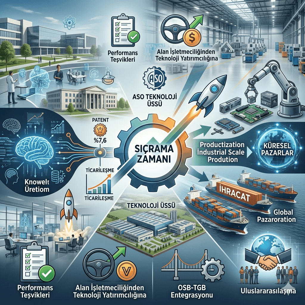 Ankara Sanayi Odası Teknoparklar Raporu: 113 Teknoparkta Kritik Eşik! Patent, Ticarileşme ve İhracatta Sıçrama Çağrısı