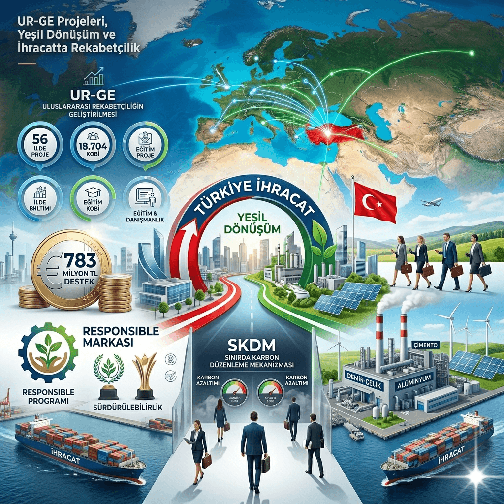 Bakan Bolat’tan İhracat ve Yeşil Dönüşüm Hamlesi: UR-GE Projelerine 783 Milyon TL Destek, Responsible Programı ile Küresel Rekabette Yeni Dönem!