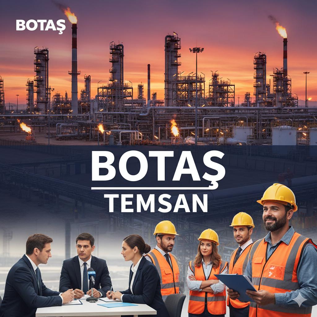 BOTAŞ ve TEMSAN 262 Personel Alacak!
