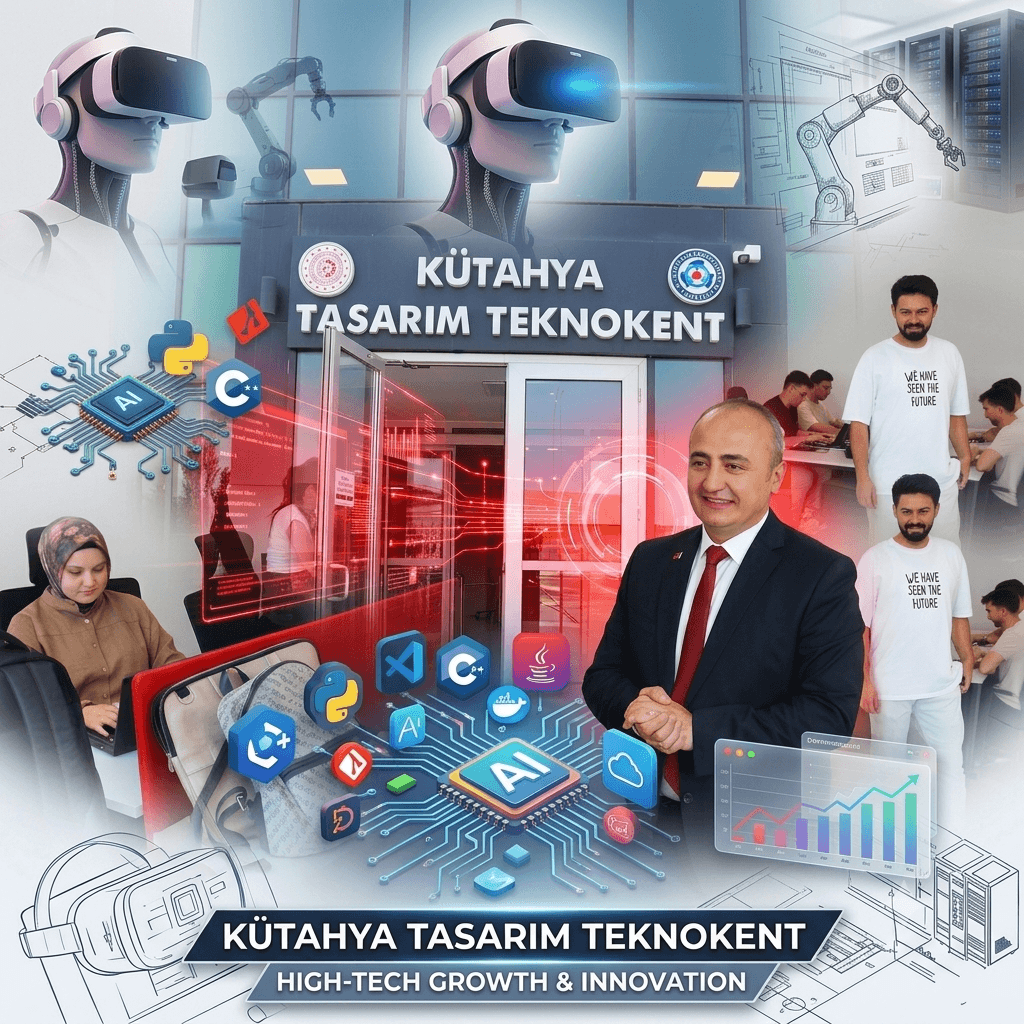 Kütahya Tasarım Teknokent'te Rekor Büyüme: Yerli Teknoloji Üreten Firma Sayısı 3 Yılda 4 Katına Çıktı