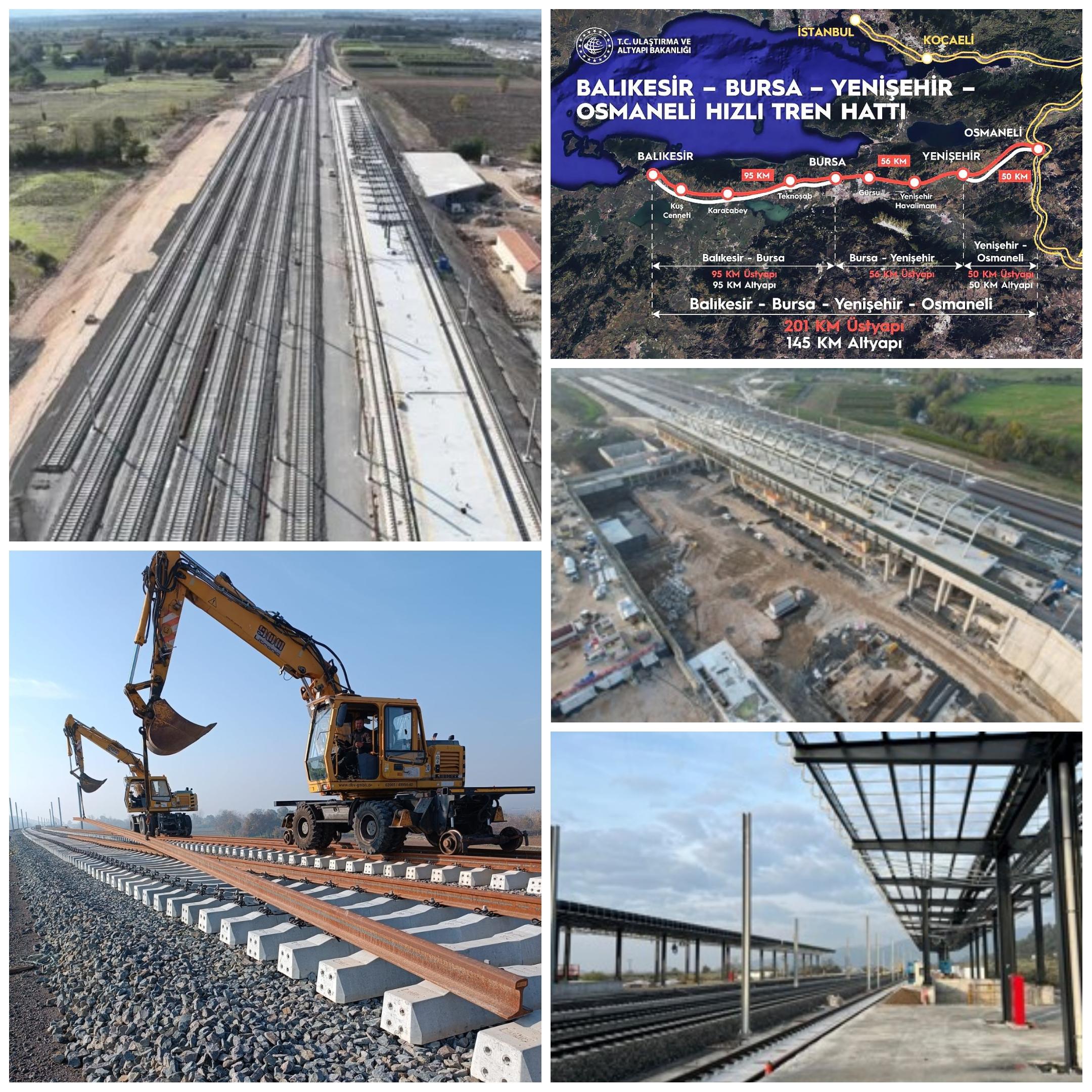 Bursa Yüksek Hızlı Trene Kavuşuyor: 201 Km’lik Dev Projede Son Aşamaya Gelindi