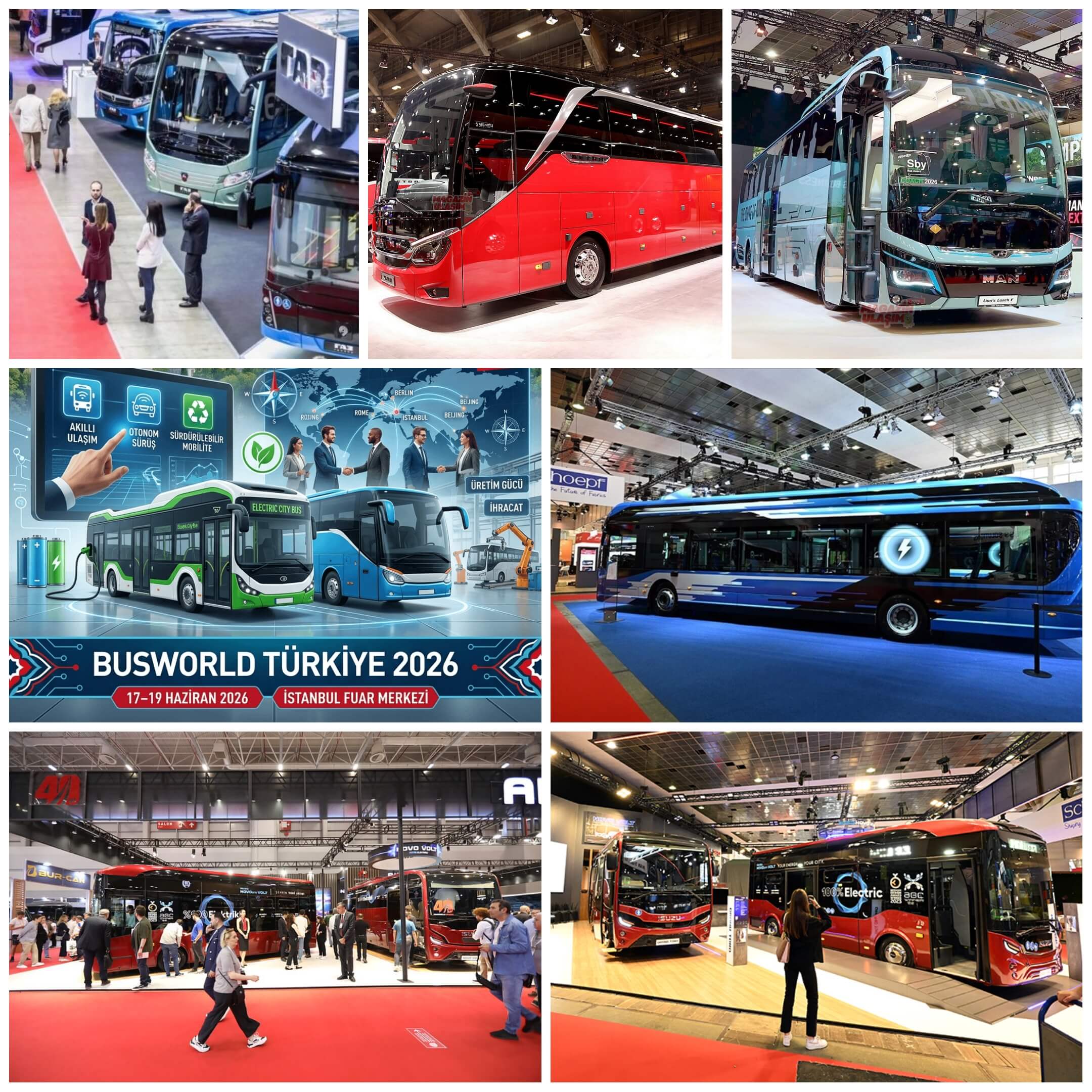 Busworld Türkiye 2026 İstanbul’da: Elektrikli Otobüsler ve Geleceğin Ulaşım Teknolojileri Sahne Alıyor