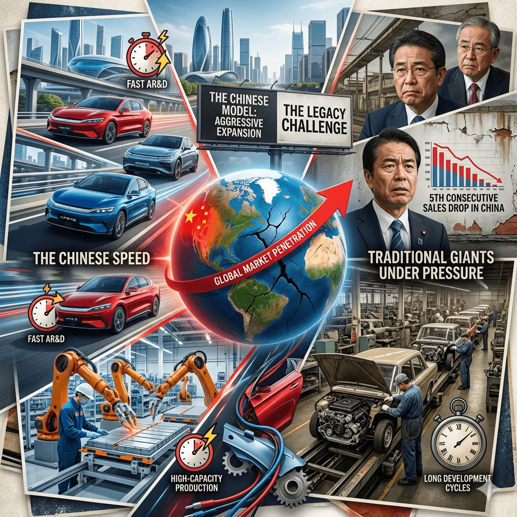 Çin Otomotivde Dünyayı Sarsıyor: Toyota, Honda ve Ford’dan “Hayatta Kalamayız” Uyarısı!