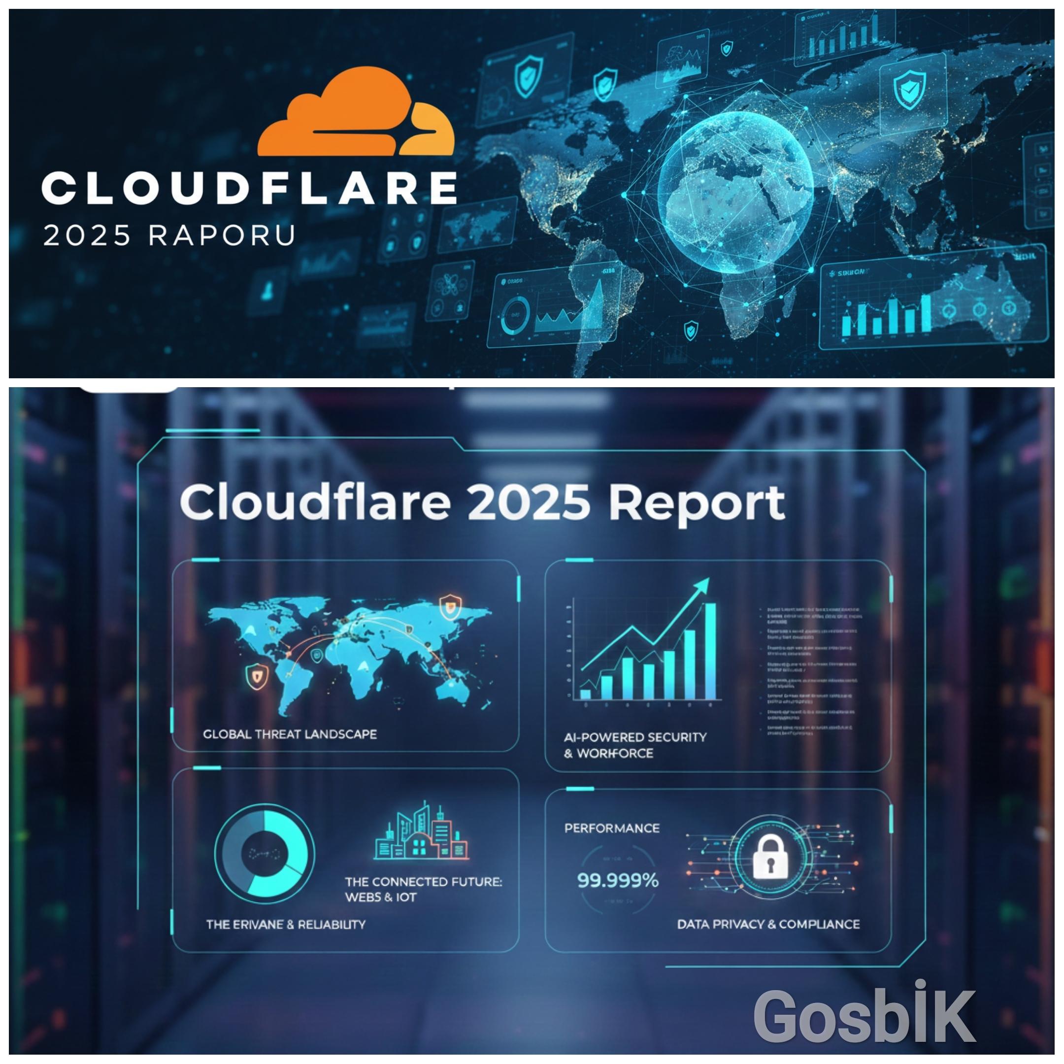 Cloudflare 2025 Etki Raporu: İnternet Trafiği, Yapay Zekâ, Uydu İnternet, Siber Güvenlik ve Saldırılar.