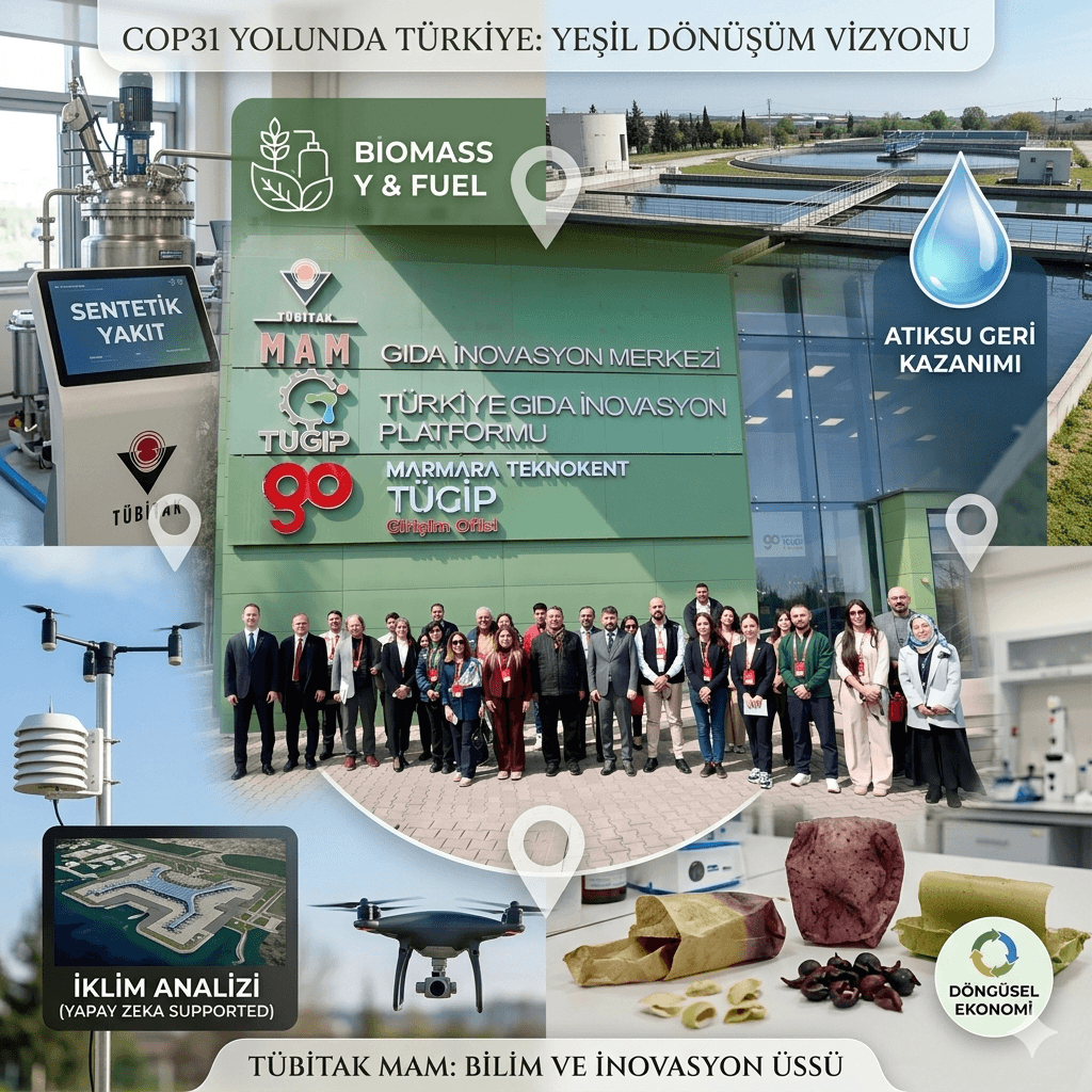 COP31 Öncesi Türkiye’den Yeşil Dönüşüm Atağı: TÜBİTAK MAM’da Küresel Vizyon Dünyaya Tanıtıldı!