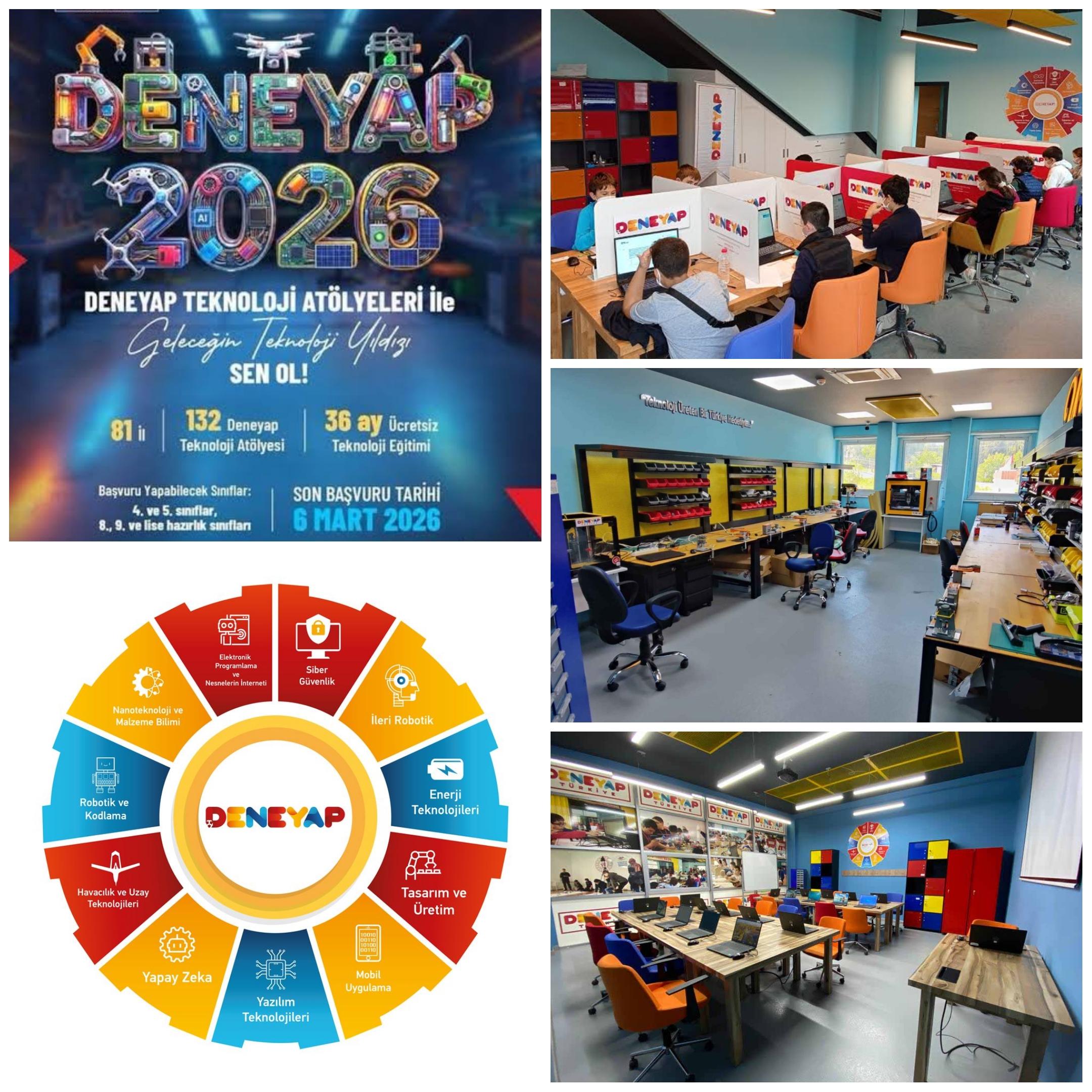 Deneyap Atölyeleri Başvurularında Son Gün 6 Mart! Türkiye'nin 81 Şehrinde Gençler İçin Büyük Teknoloji Fırsatı