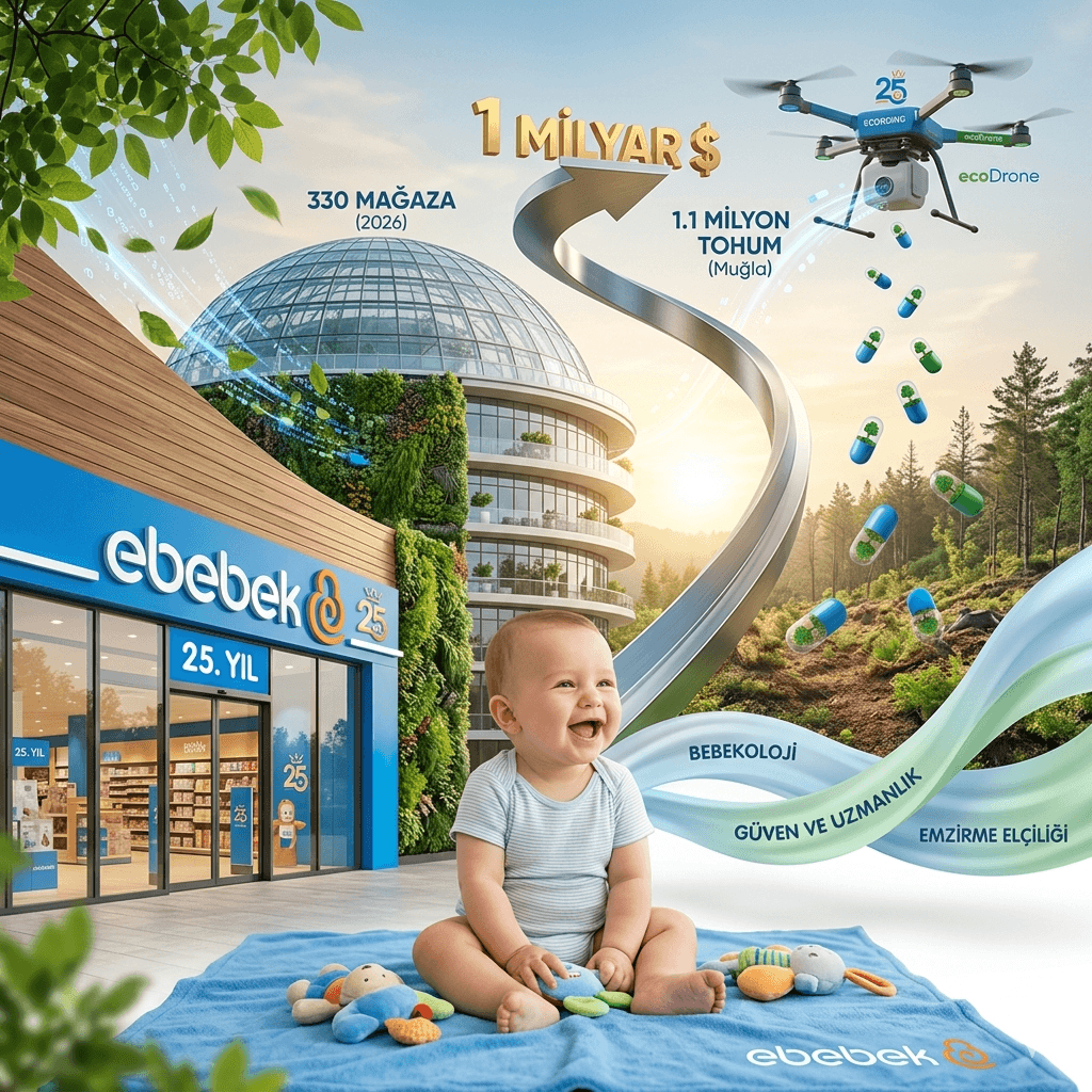 ebebek 25. Yılında Hedef Büyüttü: 2026’da 330 Mağaza, 2030’da 1 Milyar Dolar