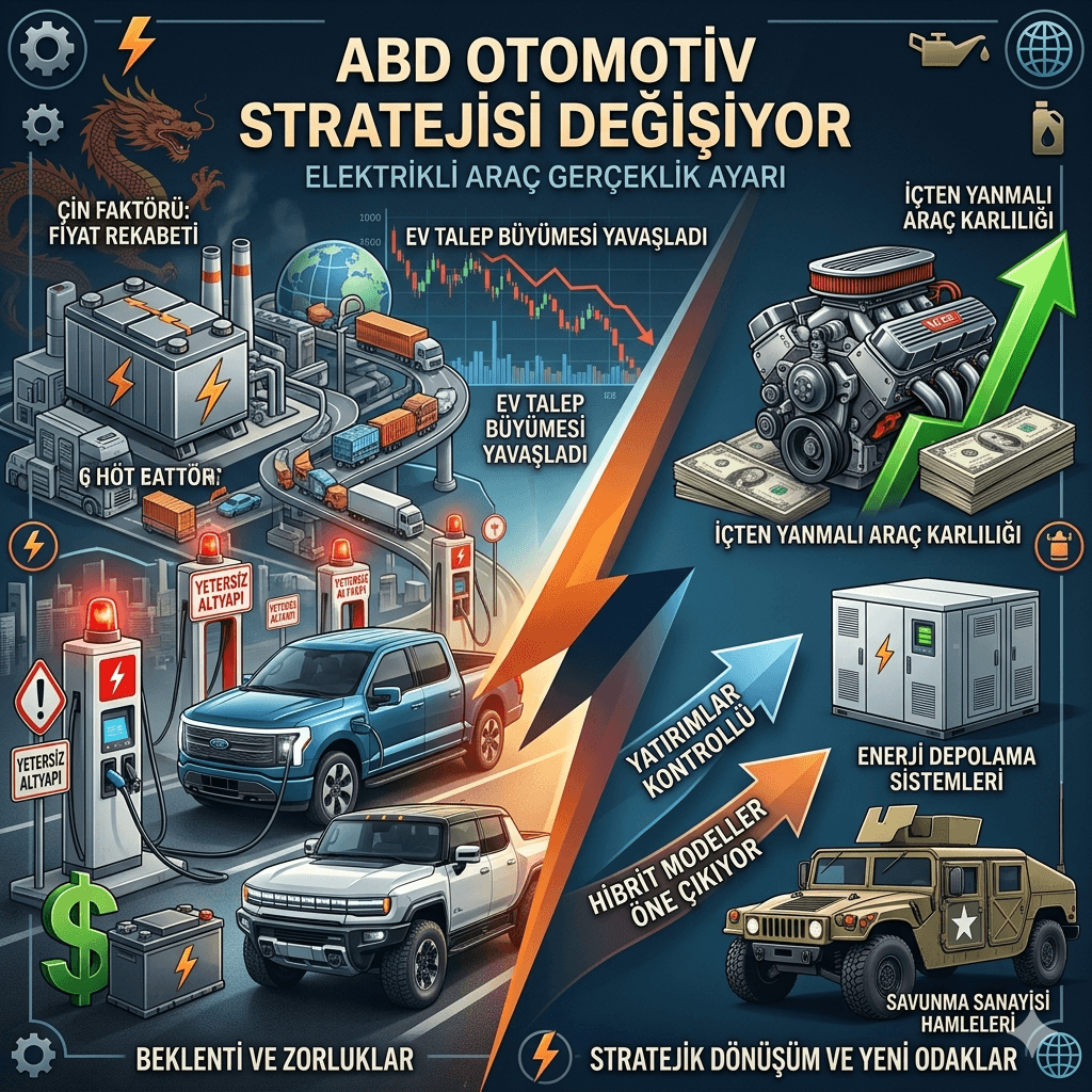 Elektrikli Araçlarda Büyük Kırılma: ABD’li Devler Strateji Değiştiriyor, EV Dönemi Yavaşlıyor mu?