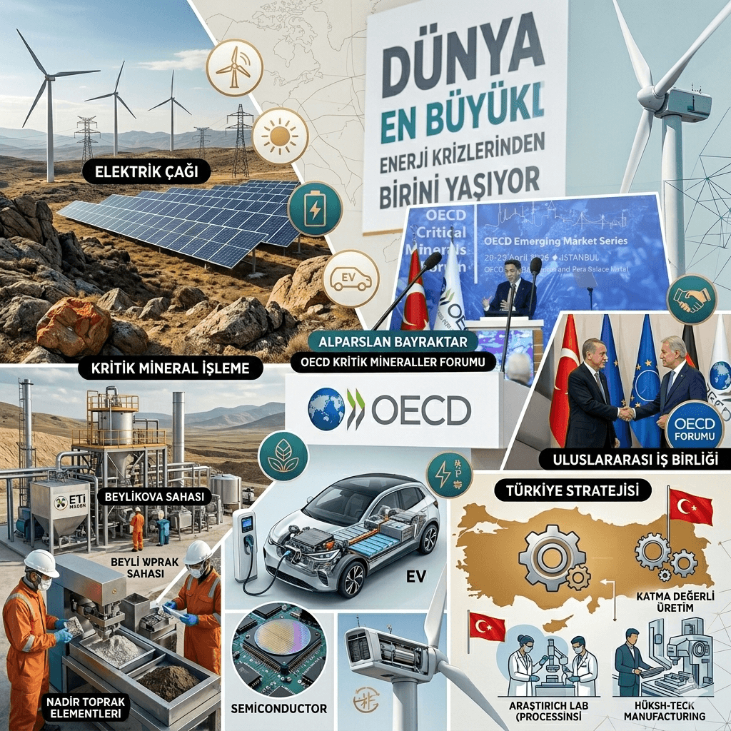 Enerji Krizi Derinleşiyor: Bakan Alparslan Bayraktar’dan Kritik Mineraller ve Türkiye’nin Stratejik Yol Haritası Açıklaması