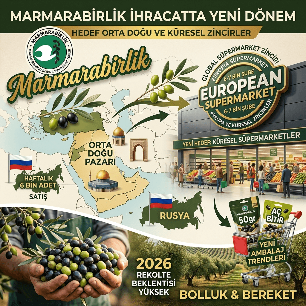 Marmarabirlik'ten İhracatta Yeni Hamle: 74 Ülkenin Ardından Hedef Orta Doğu Pazarı