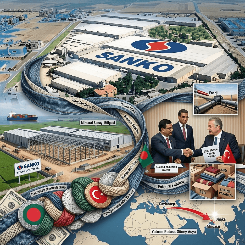 Sanko’dan 300 Milyon Dolarlık Dev Yatırım! Bangladeş’te Entegre Tekstil Fabrikası Kuruyor