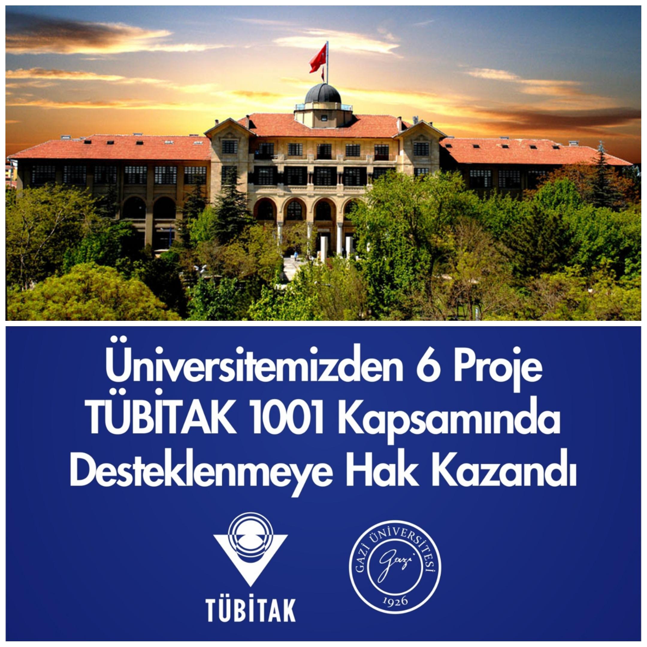 Gazi Üniversitesi’nden Bilimsel Güç Gösterisi: 6 Proje TÜBİTAK 1001 Kapsamında Desteklendi🎓🧑‍💻
