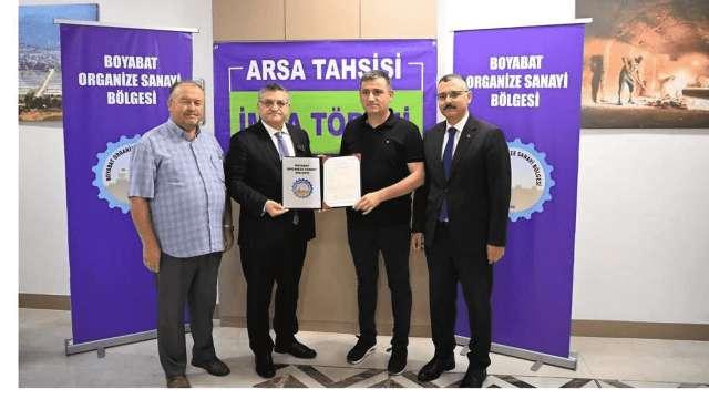 Boyabat OSB’de 422 milyon TL’lik dev yatırım!