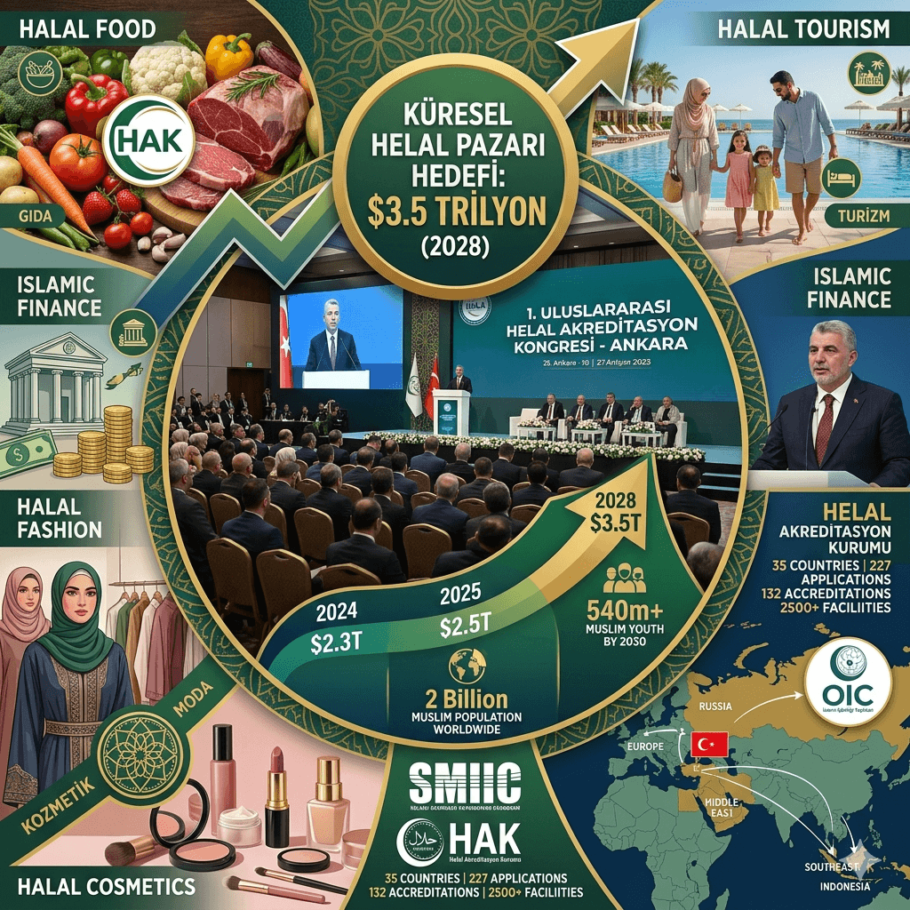 Helal Ekonomide Dev Büyüme: 3,5 Trilyon Dolarlık Pazar İçin Ankara’da Kritik Kongre