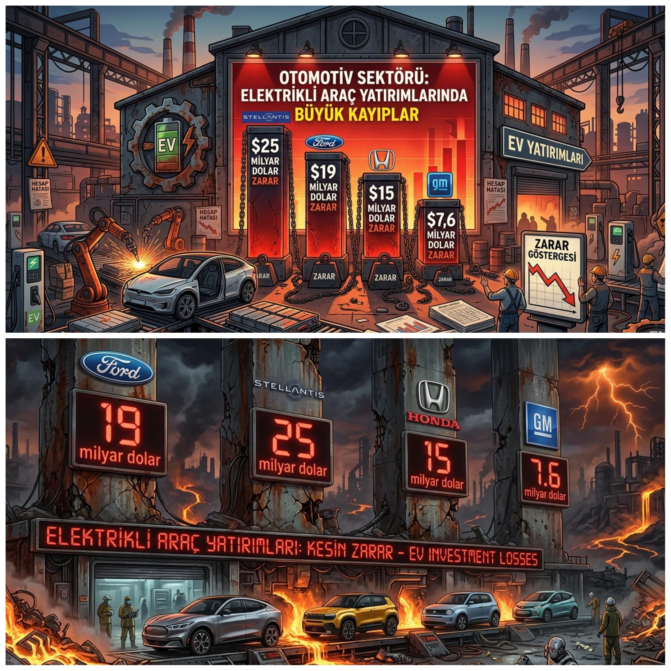 Honda’dan Şok Karar: 15,7 Milyar Dolarlık EV Zararı, ABD Planları İptal Edildi. Küresel Elektrikli Araç Sektörü de 67 Milyar Dolar Zarara Ulaştı.