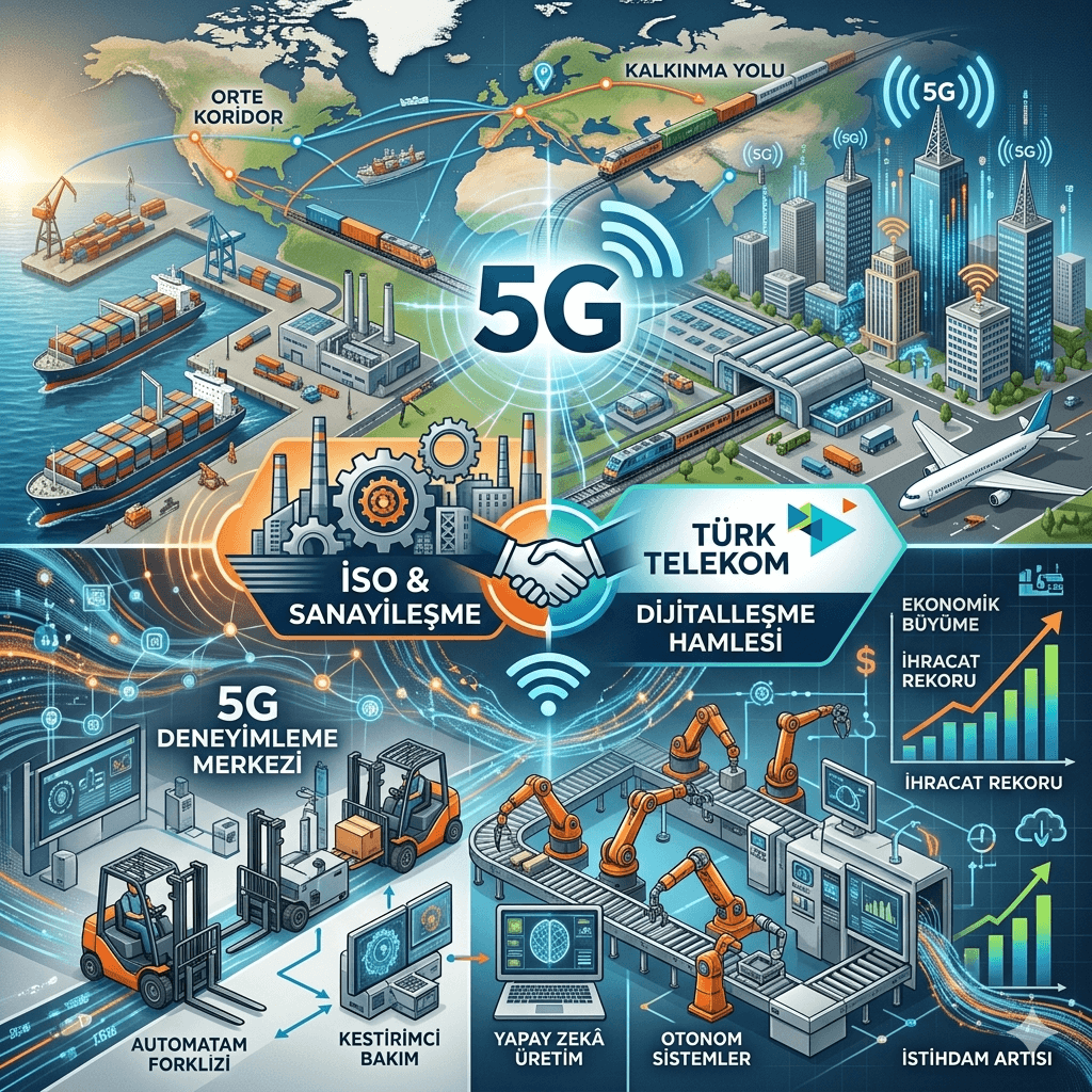 İSO Meclisi’nde Kritik Zirve: 5G, Lojistik ve Ulaştırma Yatırımlarıyla Türkiye Sanayisinde Yeni Dönem