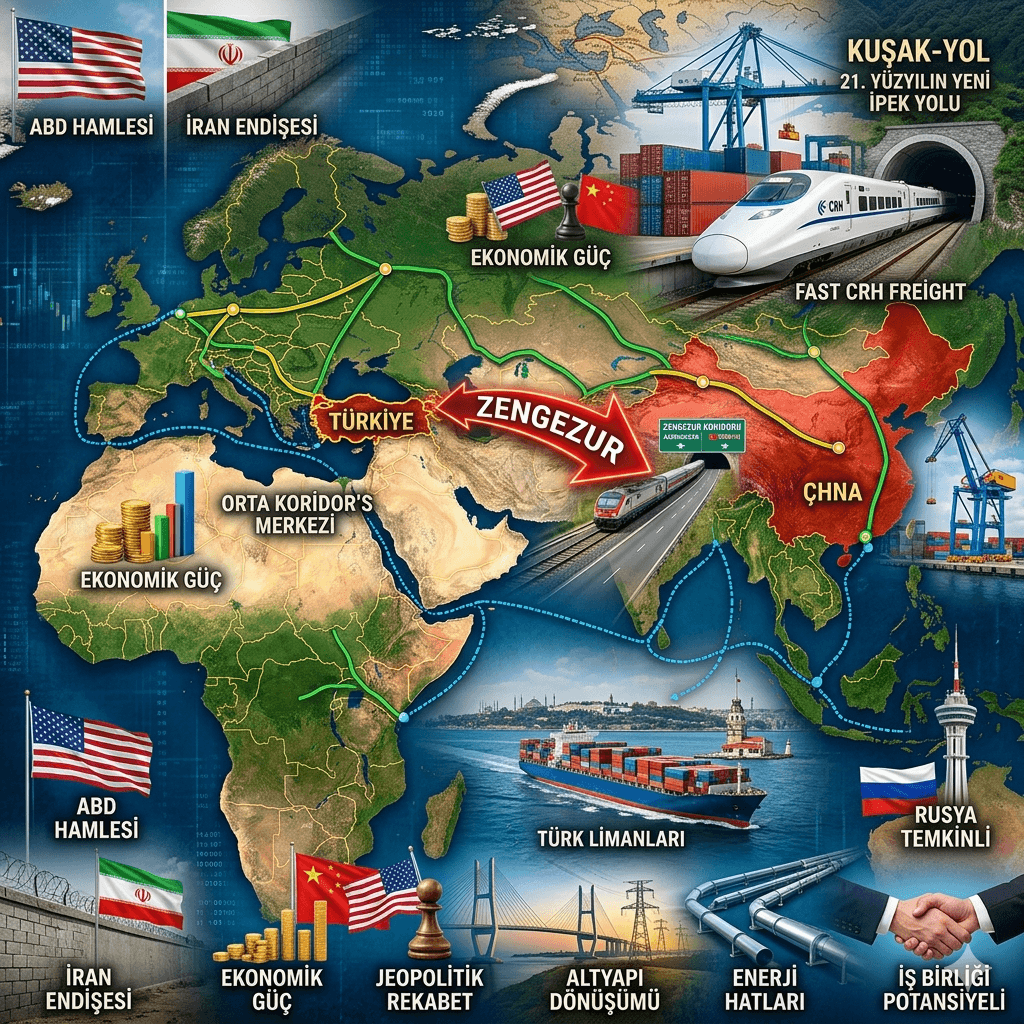 Kuşak-Yol ve Zengezur Koridoru Rekabeti: Çin ve ABD’nin Stratejik Hamlelerinde Türkiye Kilit Ülke