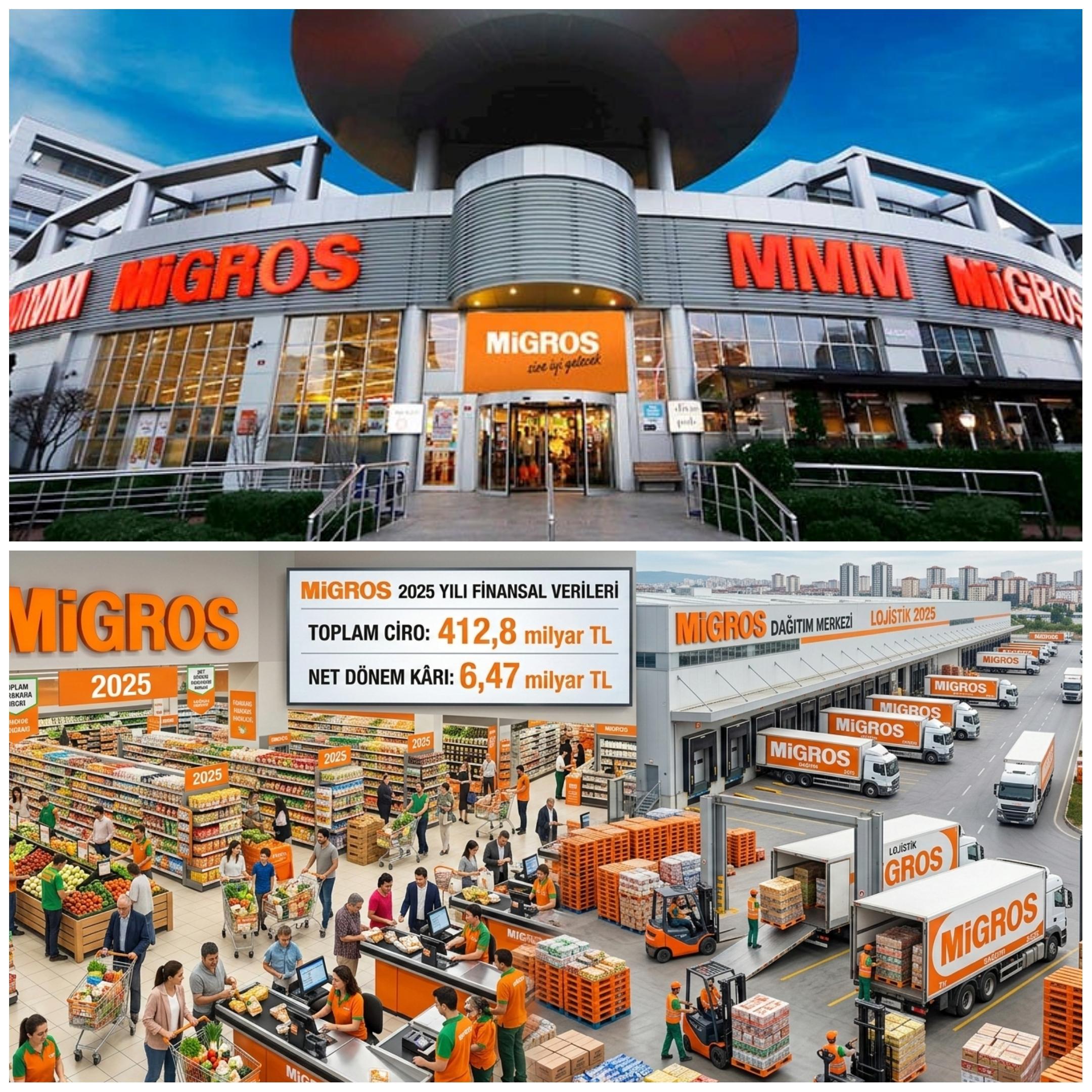 Migros 2025 Finansal Sonuçlarını Açıkladı: Satış Gelirleri 412 Milyar TL’ye Ulaştı