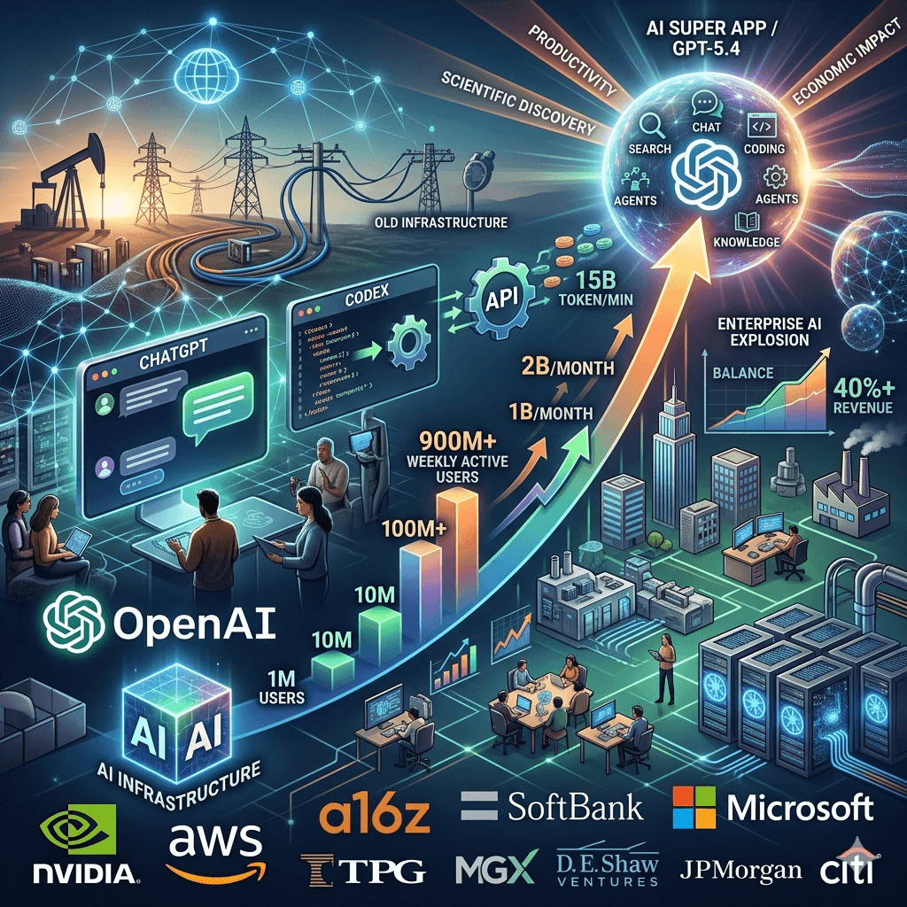 OpenAI 852 Milyar $ Değerlemeyle 122 Milyar $ Yatırım Aldı: Yapay Zeka Altyapısında Yeni Dönem
