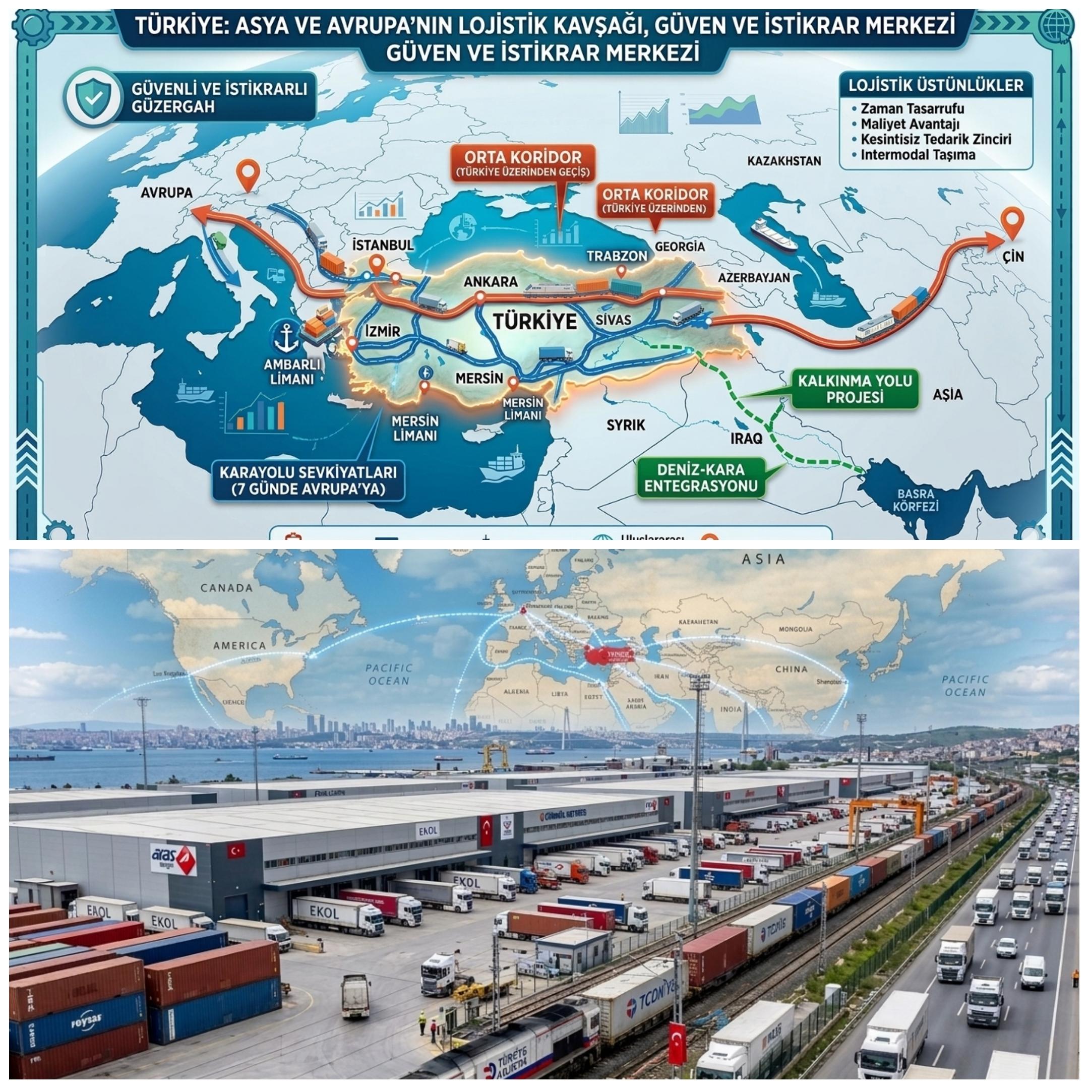 Orta Doğu’daki Çatışmalar Türkiye’yi Lojistikte Öne Çıkardı: Küresel Ticarette Güvenli Koridor