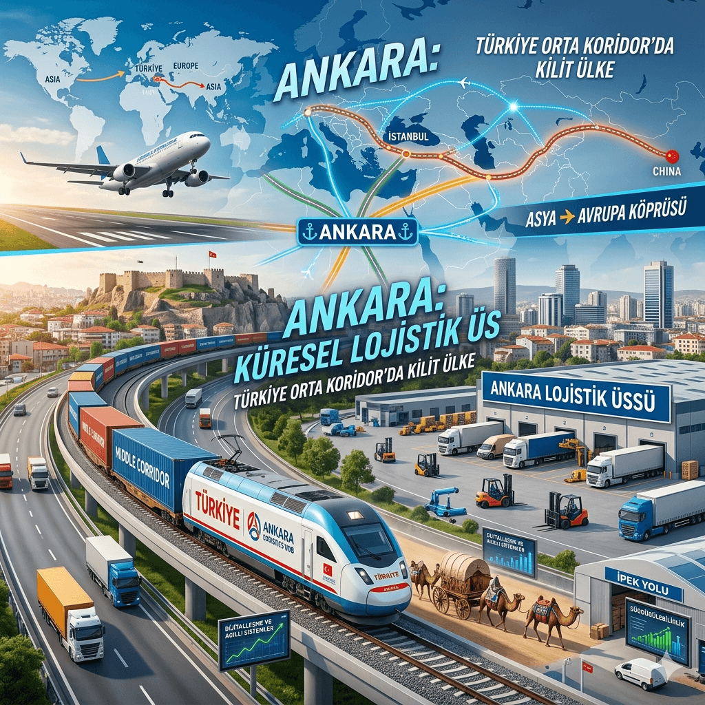 Orta Koridor’da Türkiye Kilit Ülke: Ankara Lojistik Üs Olma Yolunda Güçleniyor