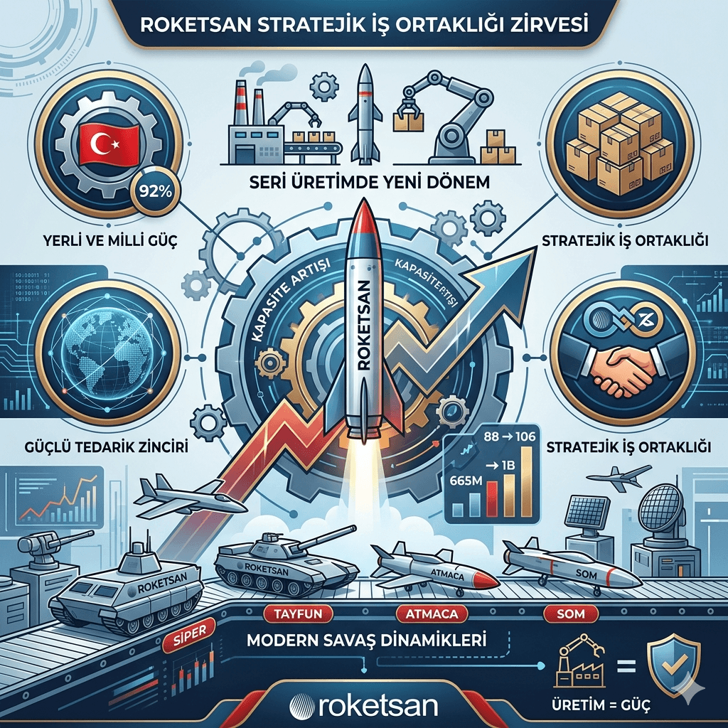 ROKETSAN’dan Kritik Hamle: Kapasite Artışıyla Füze ve Savunma Sistemlerinde Seri Üretim Dönemi Başlıyor!
