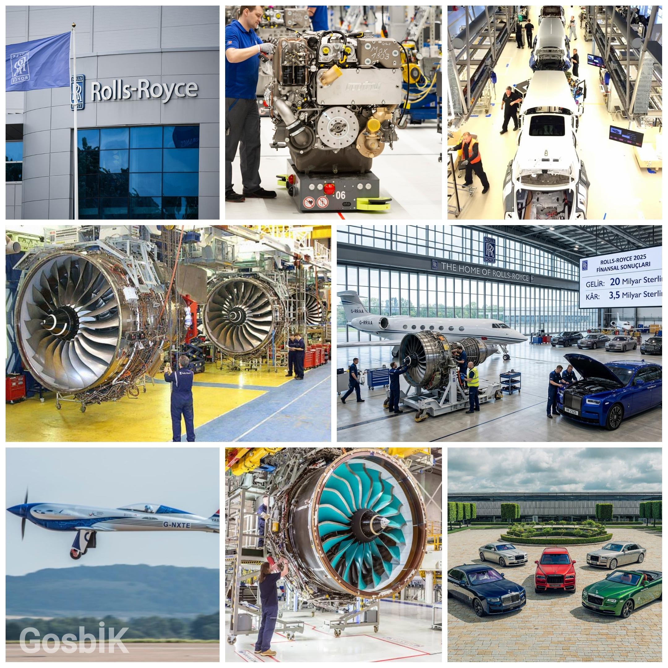 Rolls-Royce Lüksün Sembolü Olmaya Devam Ediyor: 2025’te Kârını %40 Artırarak 3,5 Milyar Sterline Ulaştı