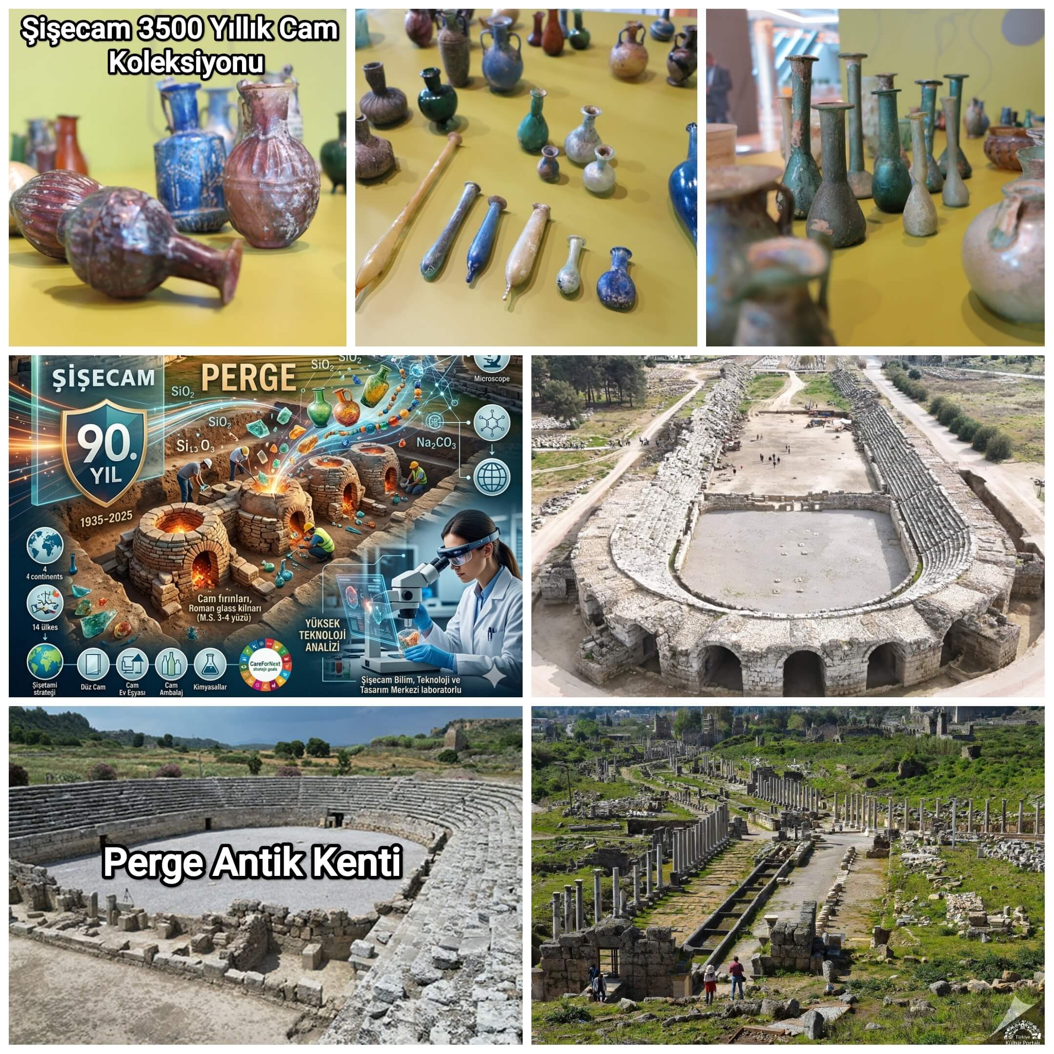 Şişecam’dan 90. Yılda Tarihi Hamle: Perge’de Roma Dönemi Cam Fırınları Gün Yüzüne Çıkıyor