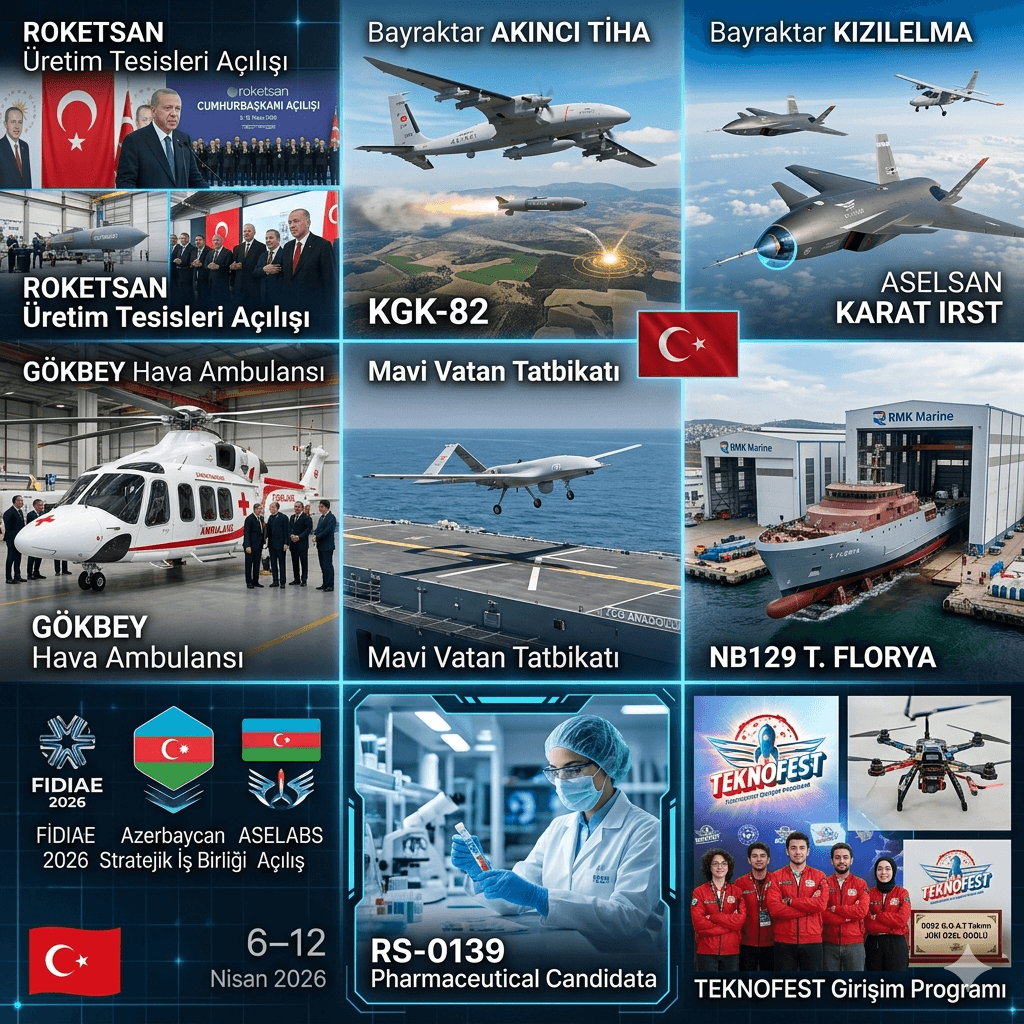 Türk Savunma Sanayiinde Rekor Hafta: ROKETSAN Açılışı, ASELSAN Hamleleri ve Bayraktar KIZILELMA Testleri Gündemde!