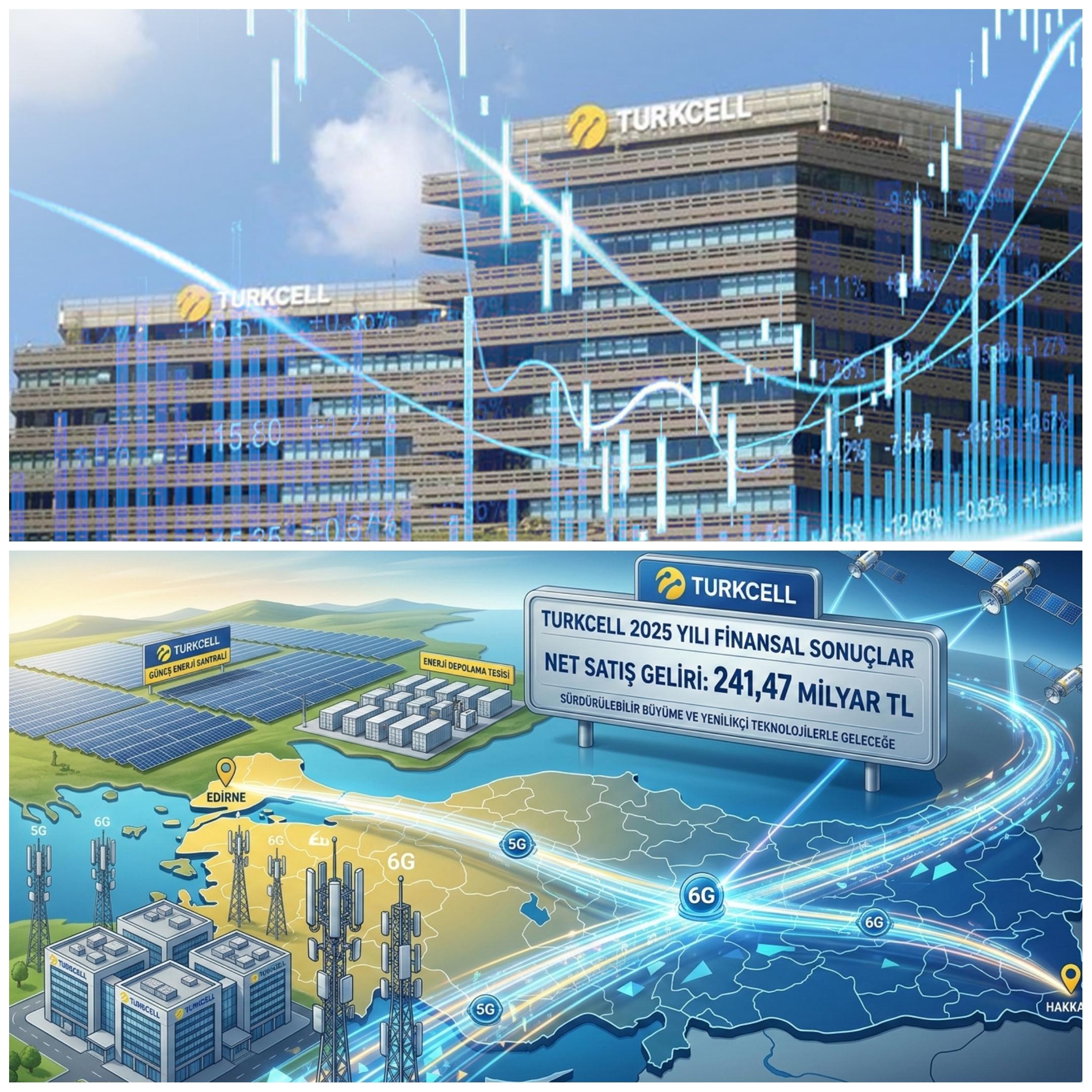 Turkcell 2025 Bilançosunu Açıkladı: Net Kâr 17,6 Milyar TL, 2026’da 5G ve Güneş Enerjisi Yatırımları Hızlanıyor