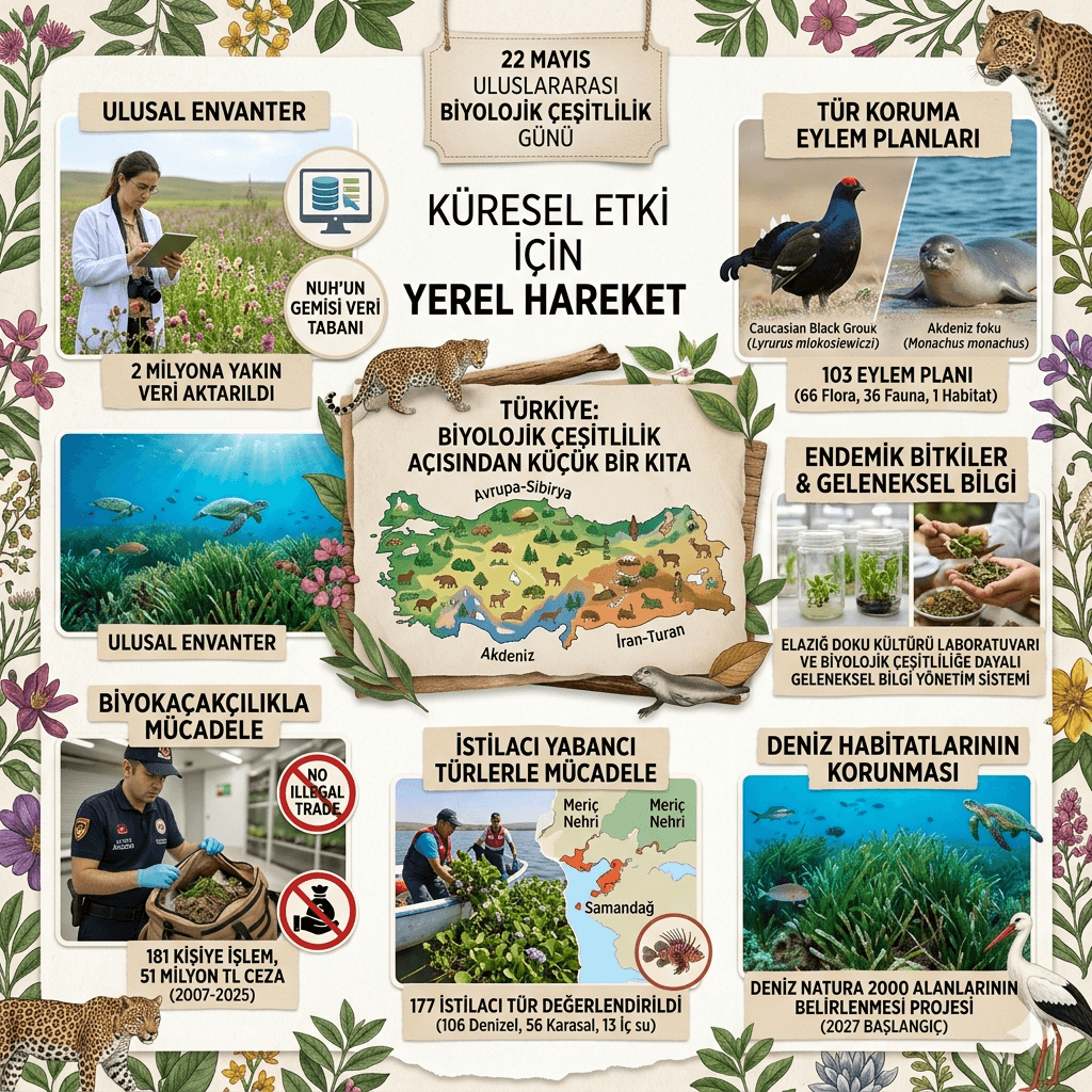 Türkiye Biyolojik Çeşitlilikte “Küçük Kıta” Konumunda! Bakan Yumaklı’dan Kritik Doğa ve Biyokaçakçılık Açıklaması