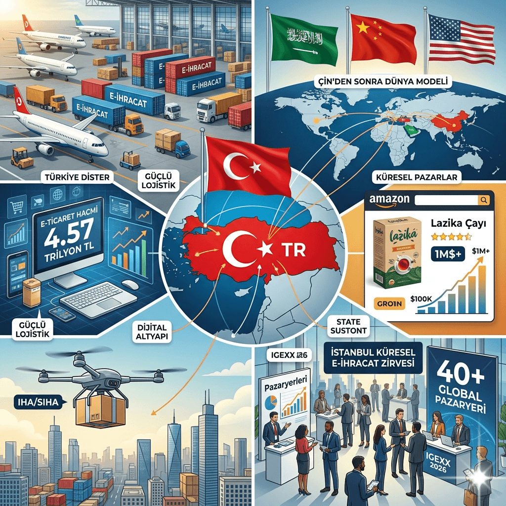 Türkiye e-İhracatta Çin’den Sonra Zirvede! Hasan Önal: “Suudi Arabistan, Türkiye Modelini İnceliyor”