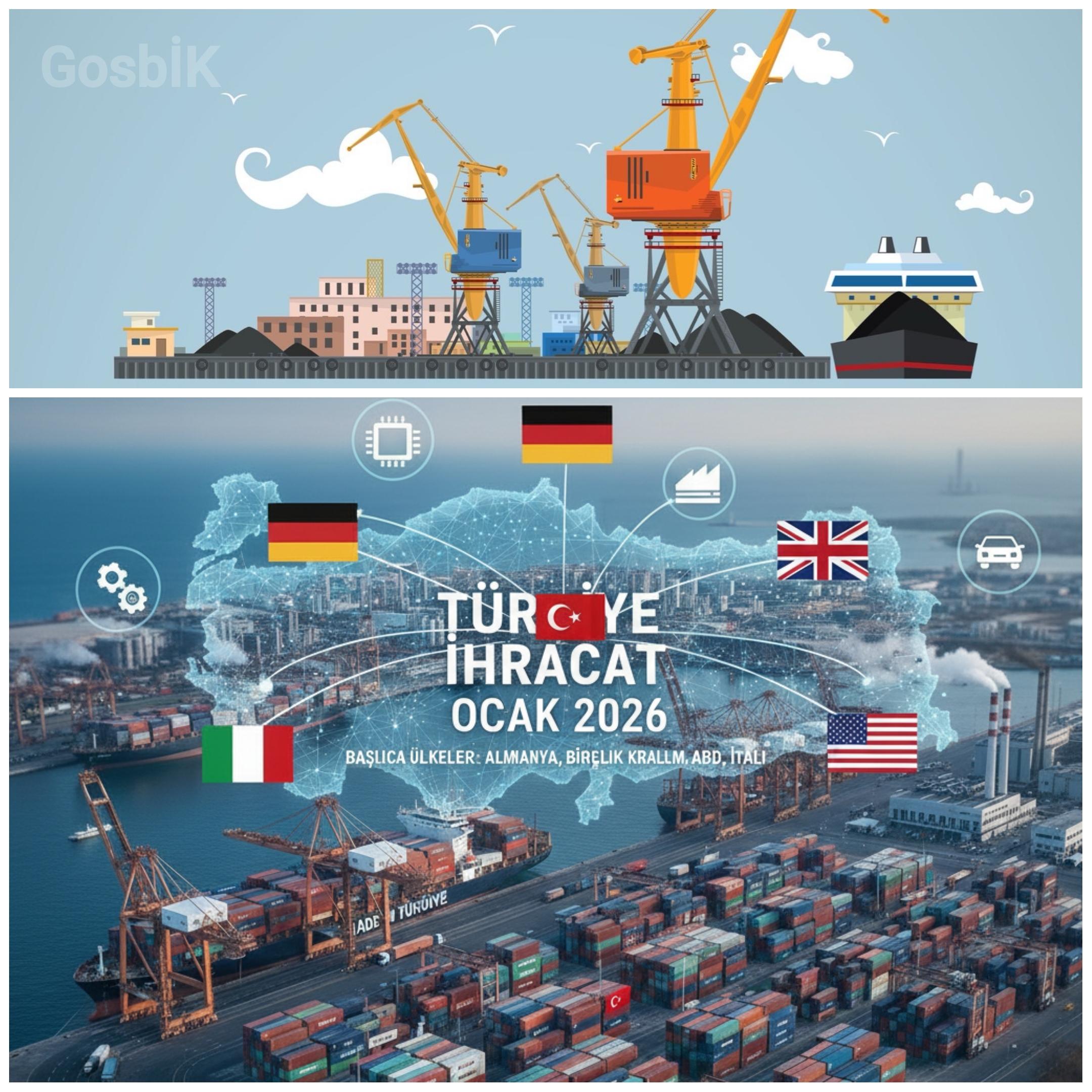 Türkiye Ocak 2026 İhracatı 20,3 Milyar Doları Aştı: İmalat Sanayisi Lider, Otomotiv ve Kimya Sektörleri Öne Çıkıyor