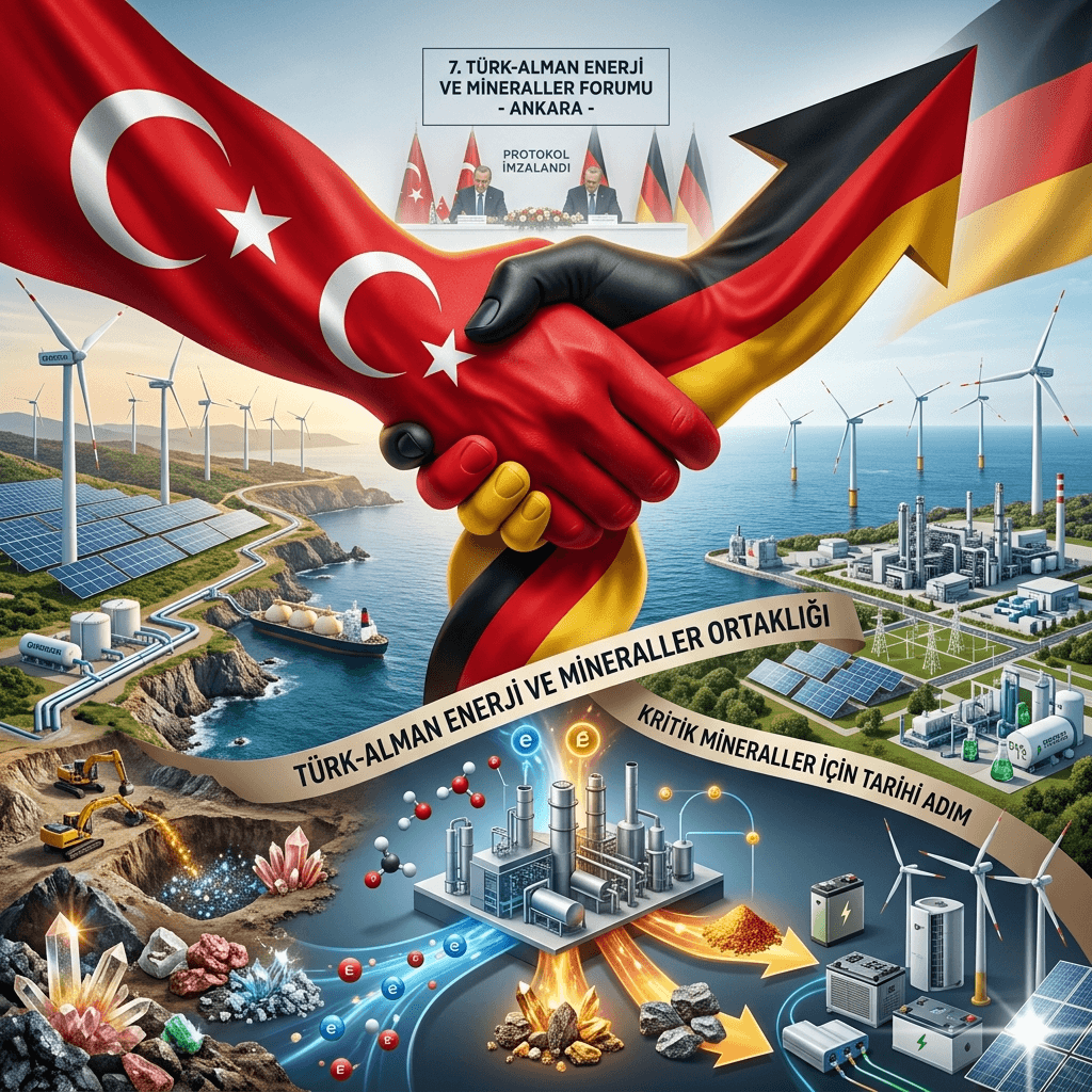 Türkiye ve Almanya Enerji İş Birliğinde Yeni Dönem: Kritik Mineraller İçin Tarihi Adım!