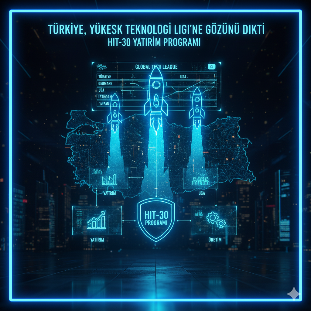 Türkiye, Yüksek Teknoloji Ligi’ne Gözünü Dikti: HIT-30 Yatırım Programı Başladı!